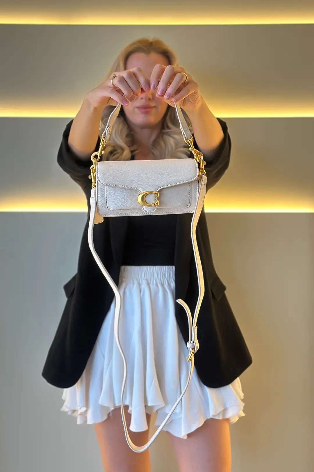 CCH - Mini Beyaz Çanta