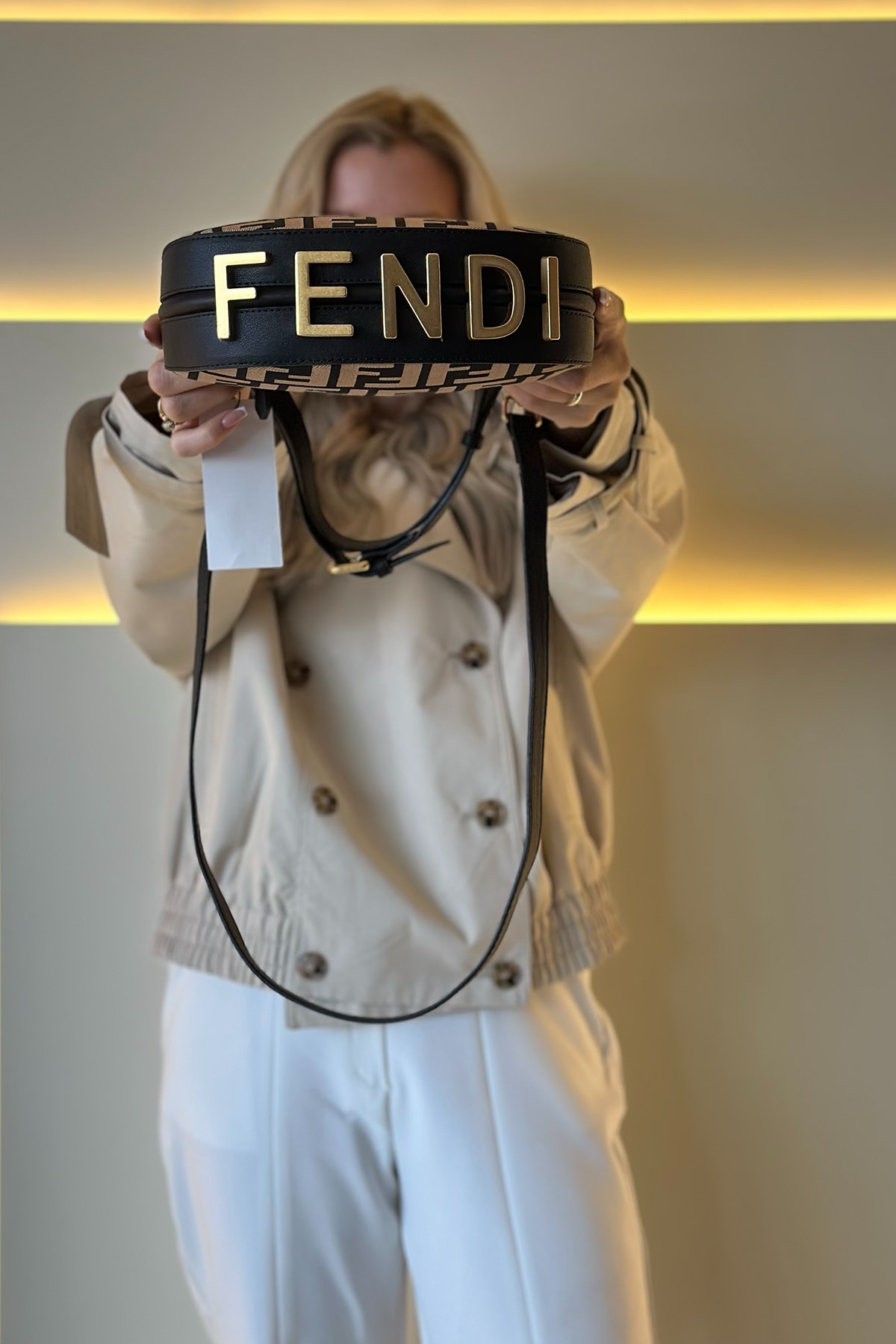 Fnd - Hobo Kahve Siyah Detay Çanta