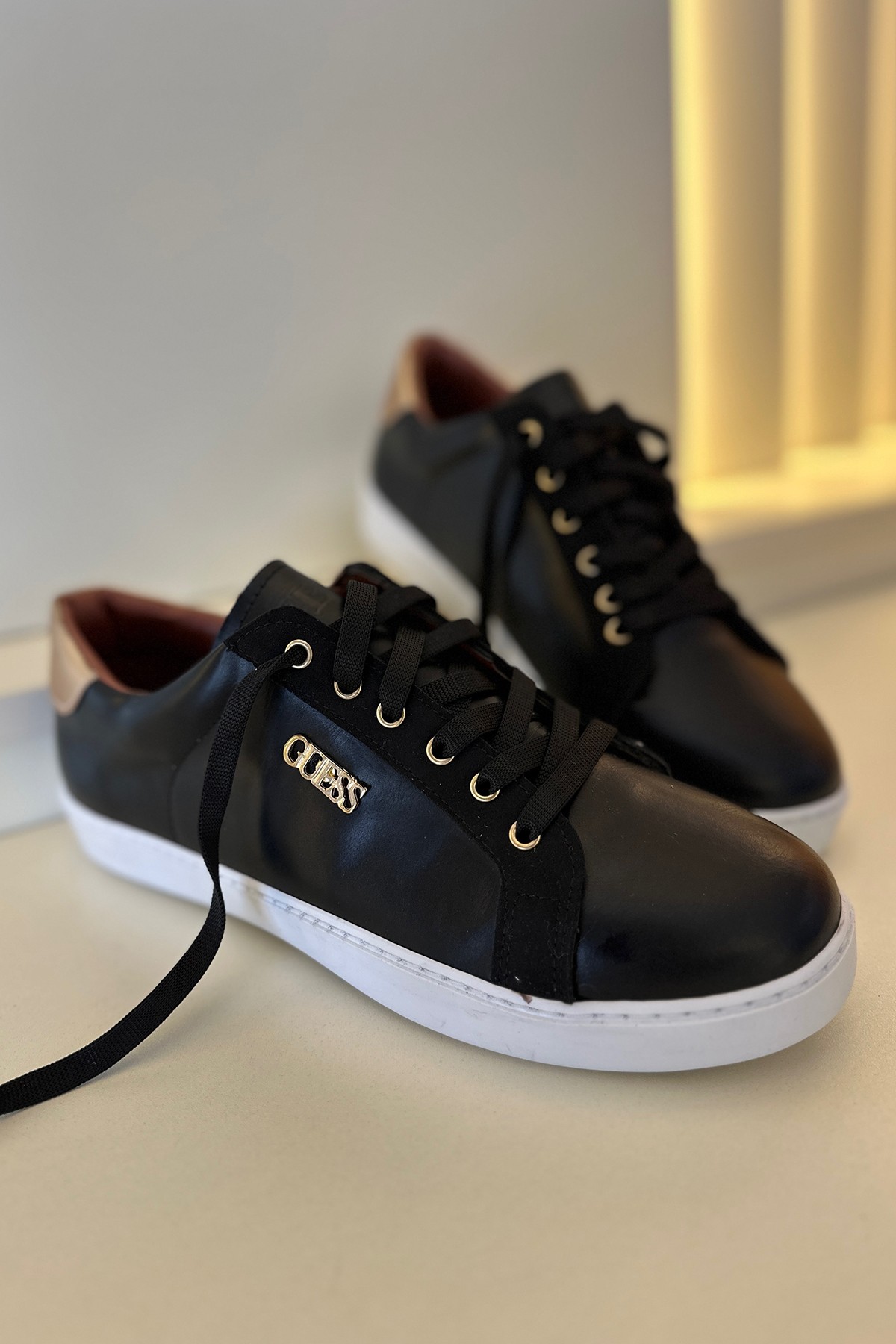 Gues - Sneakers Siyah Deri