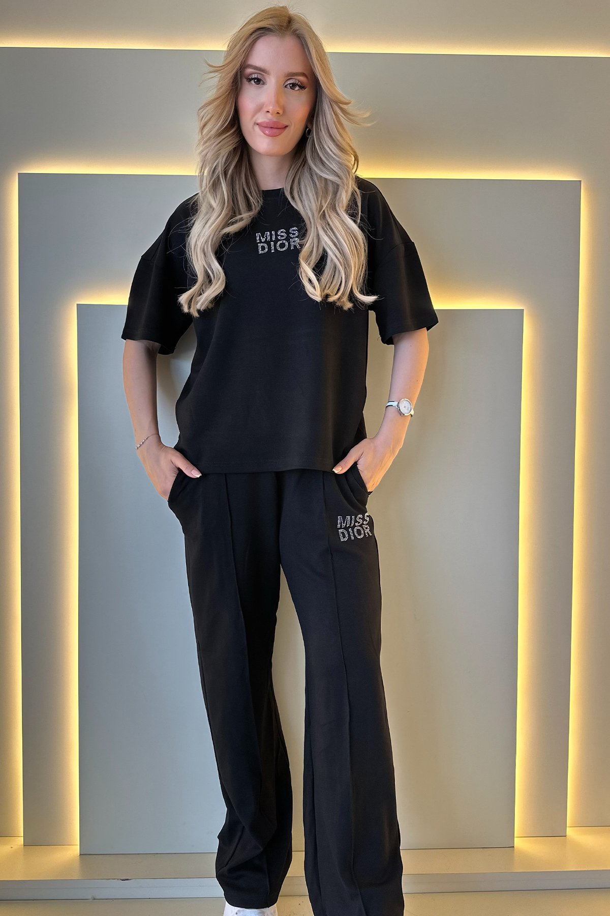 Ms Dr - Siyah Eşofman Takımı
