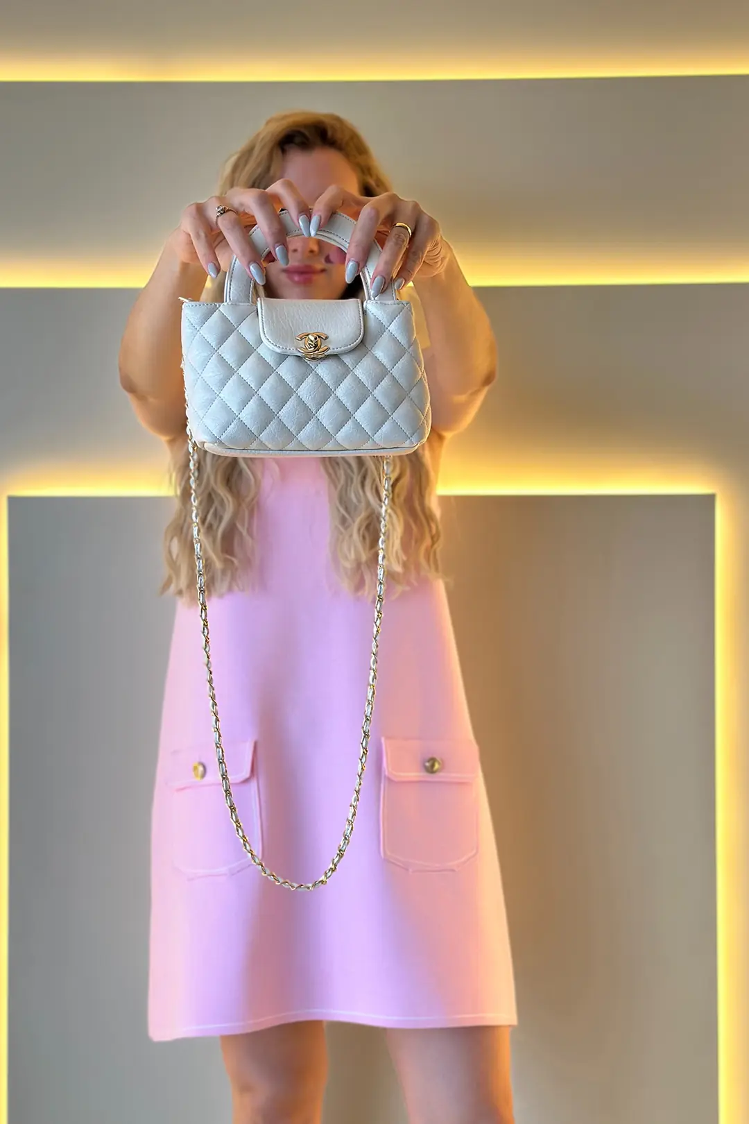 Chnl - Mini Shopping Bag Kırık Beyaz