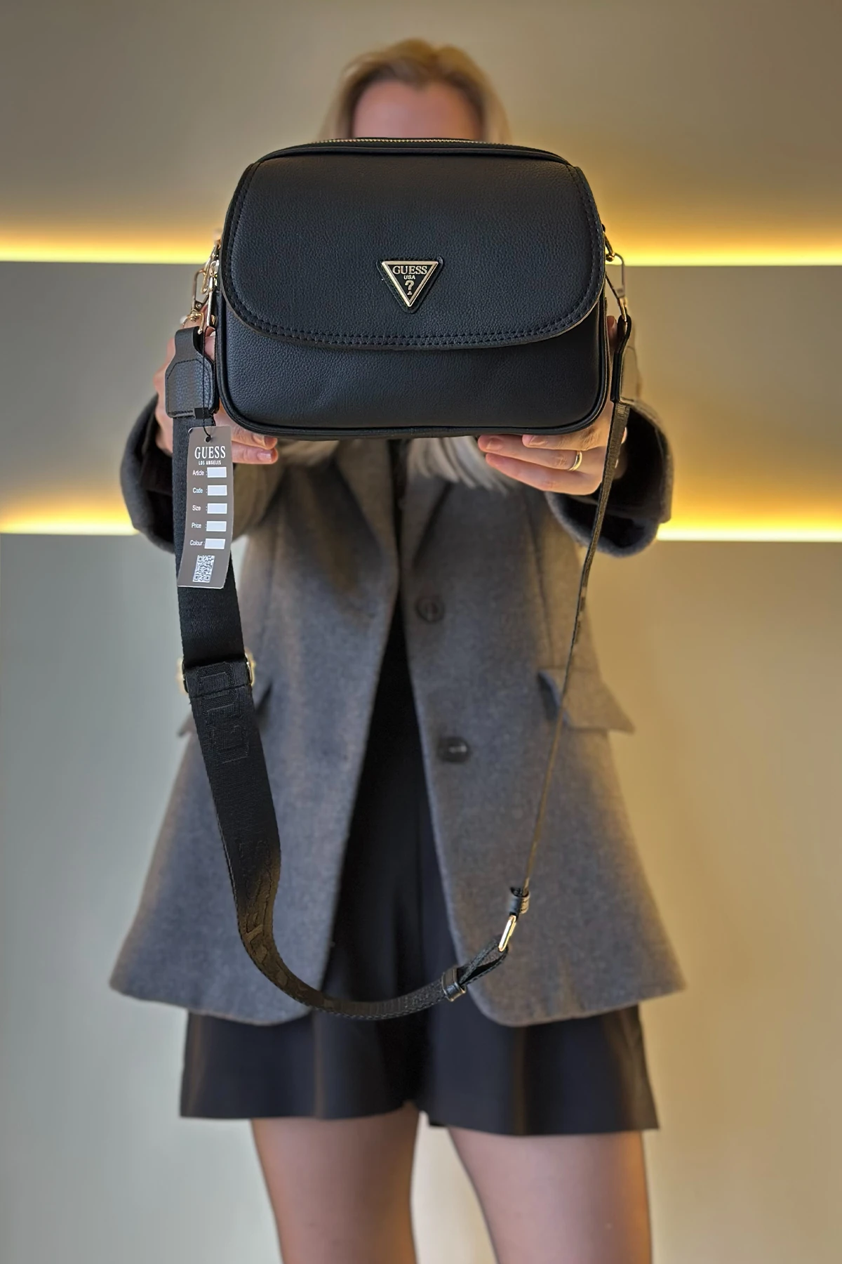 GSS - Kutu Kapaklı Siyah Çanta