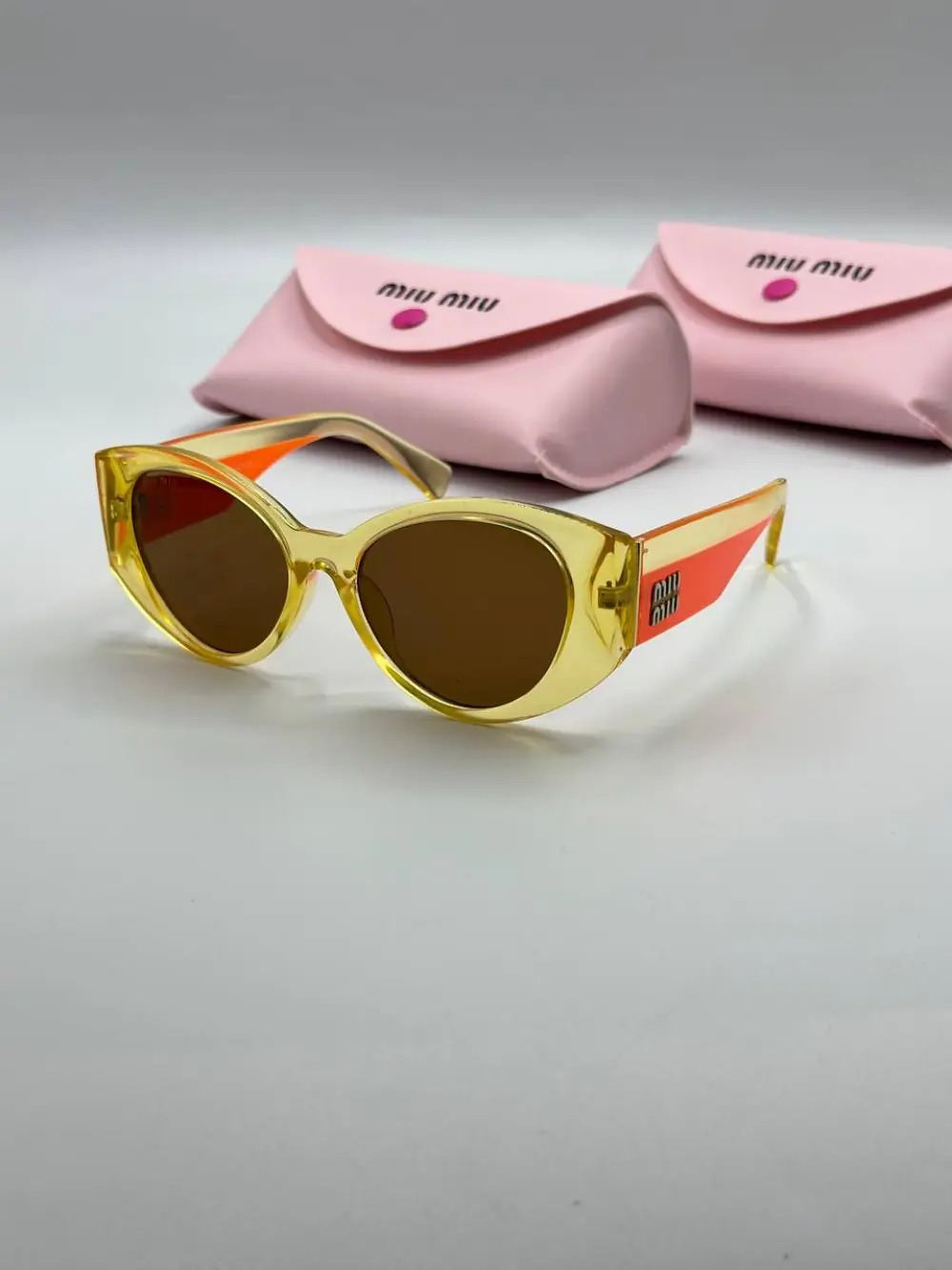 Miu Miu MU 03WS 1AB5S0 53 Turuncu Kadın Güneş Gözlüğü G4855-DB