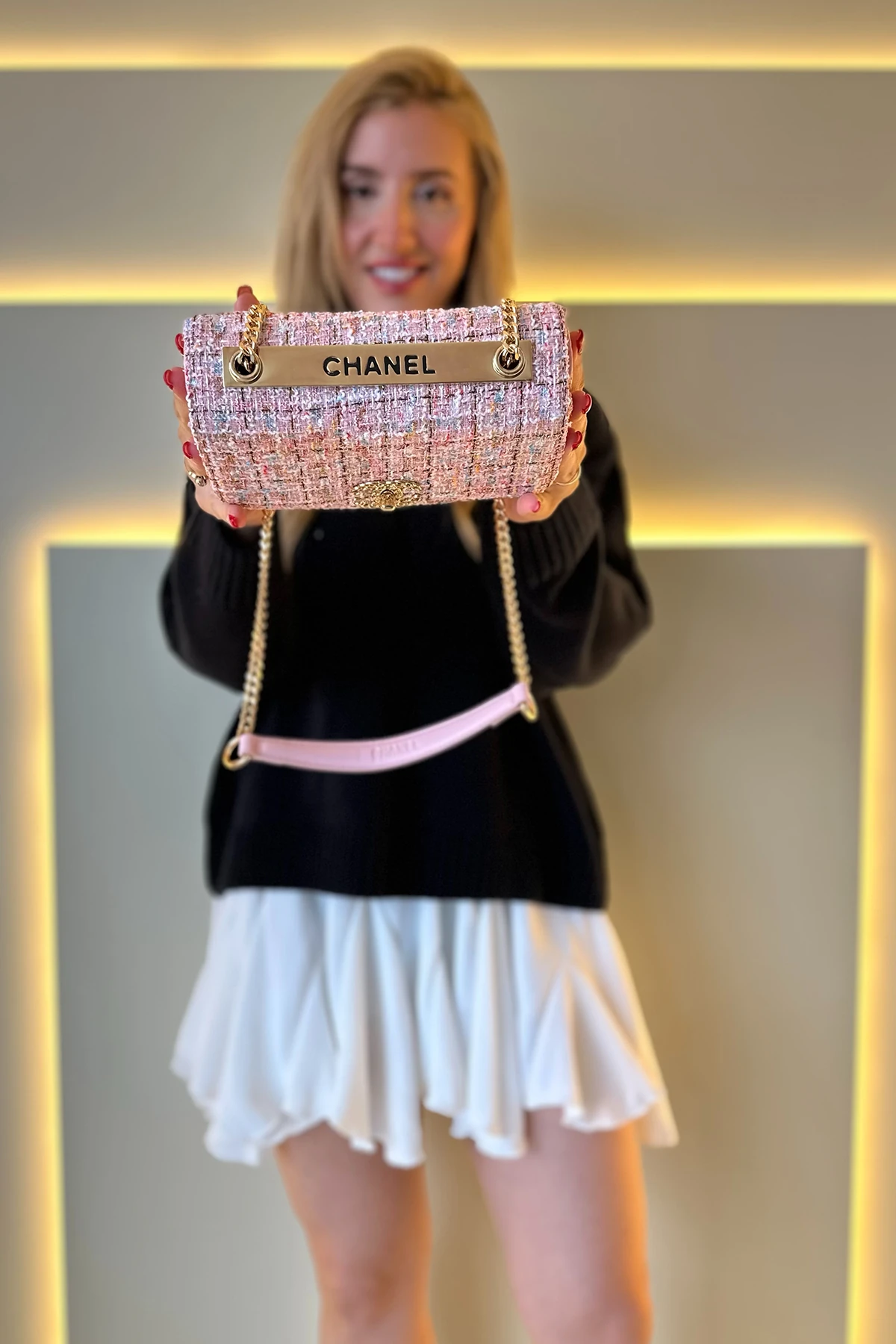 Chnl - Slatted Siyah Dokuma