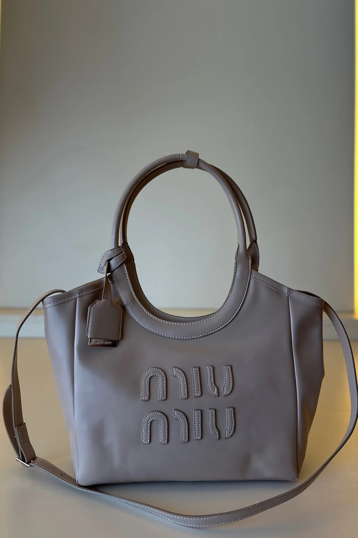 Miu Mi - Ivy Leather Vizon