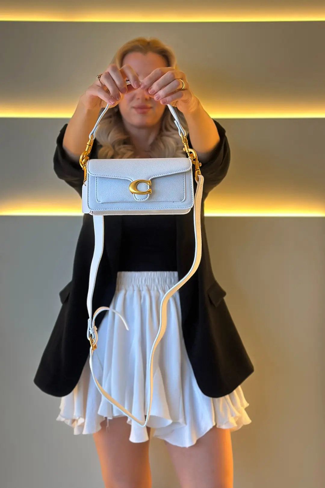 CCH - Mini Beyaz Çanta