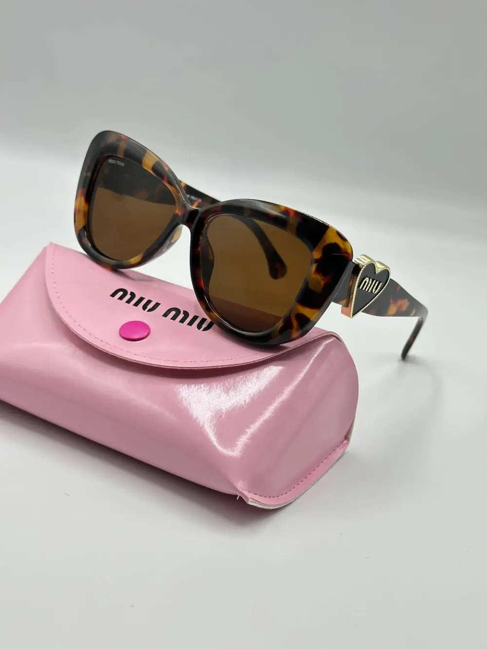 Miu Miu MU Heart Edition Leopar Kadın Gözlük G4746-CN