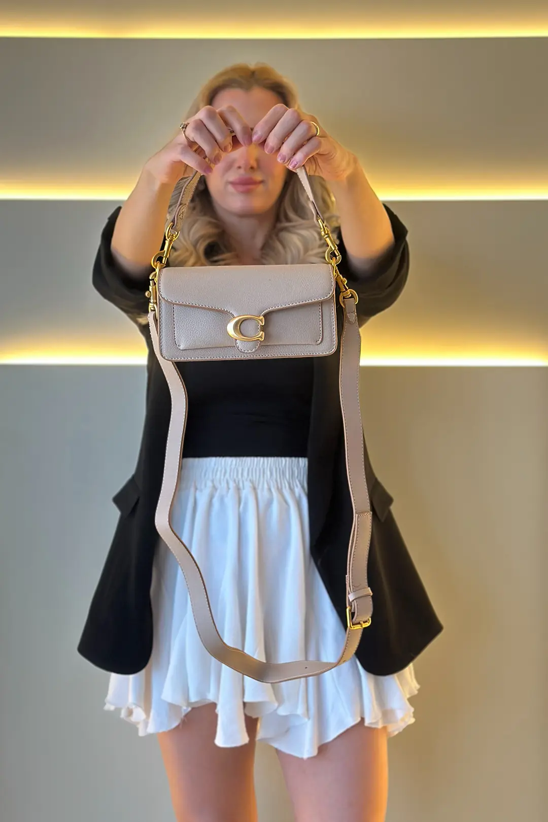 CCH - Mini Krem Çanta