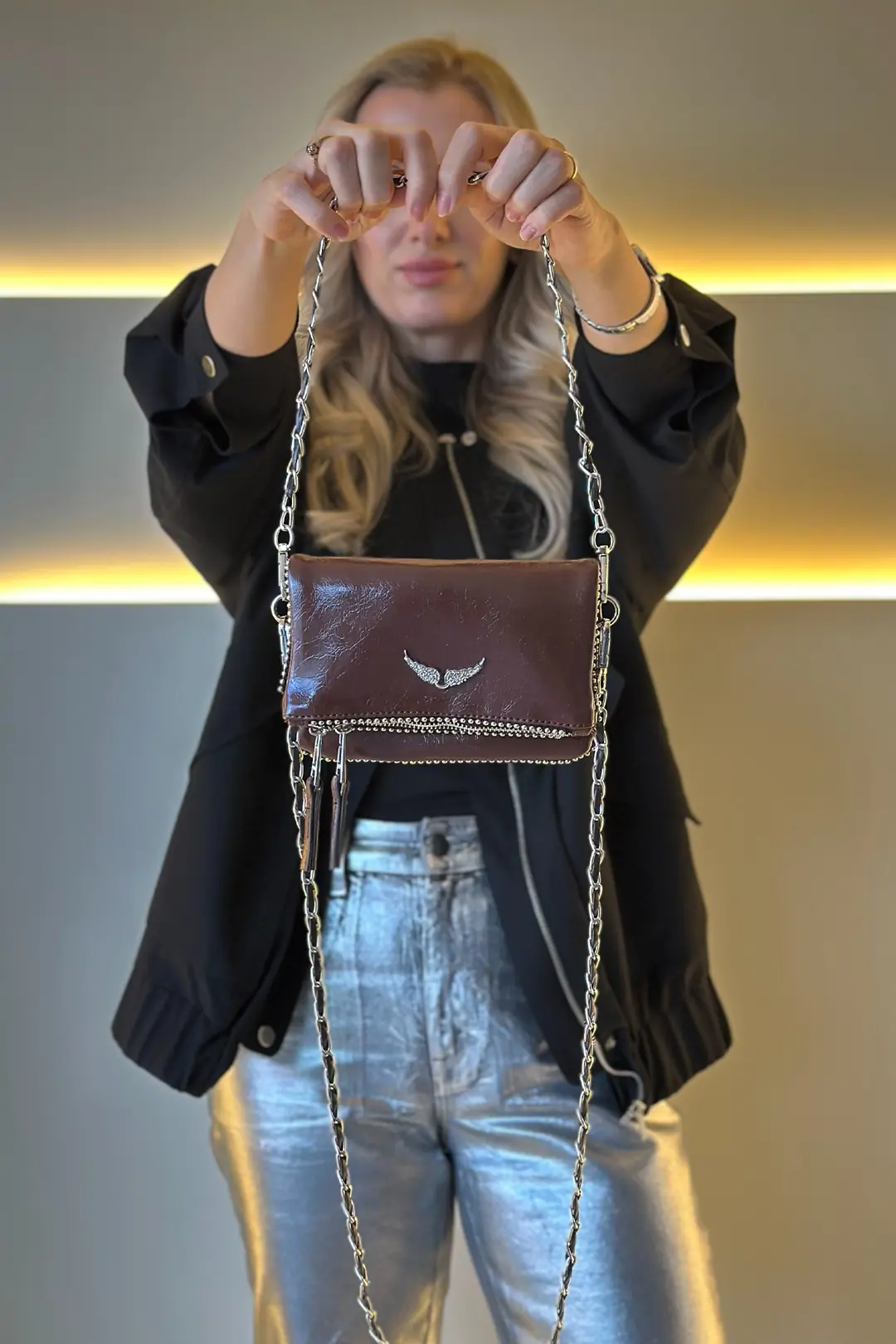 ZDG VLTR - New Rock Mini Acı Kahve Çanta