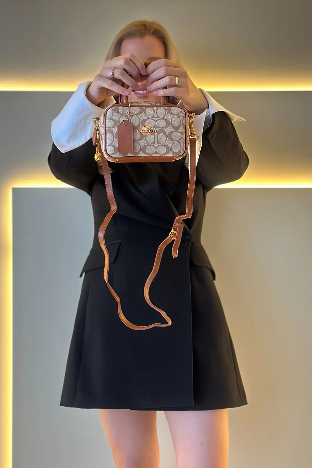 CCH - Mini Kahve Taba Detay Çanta