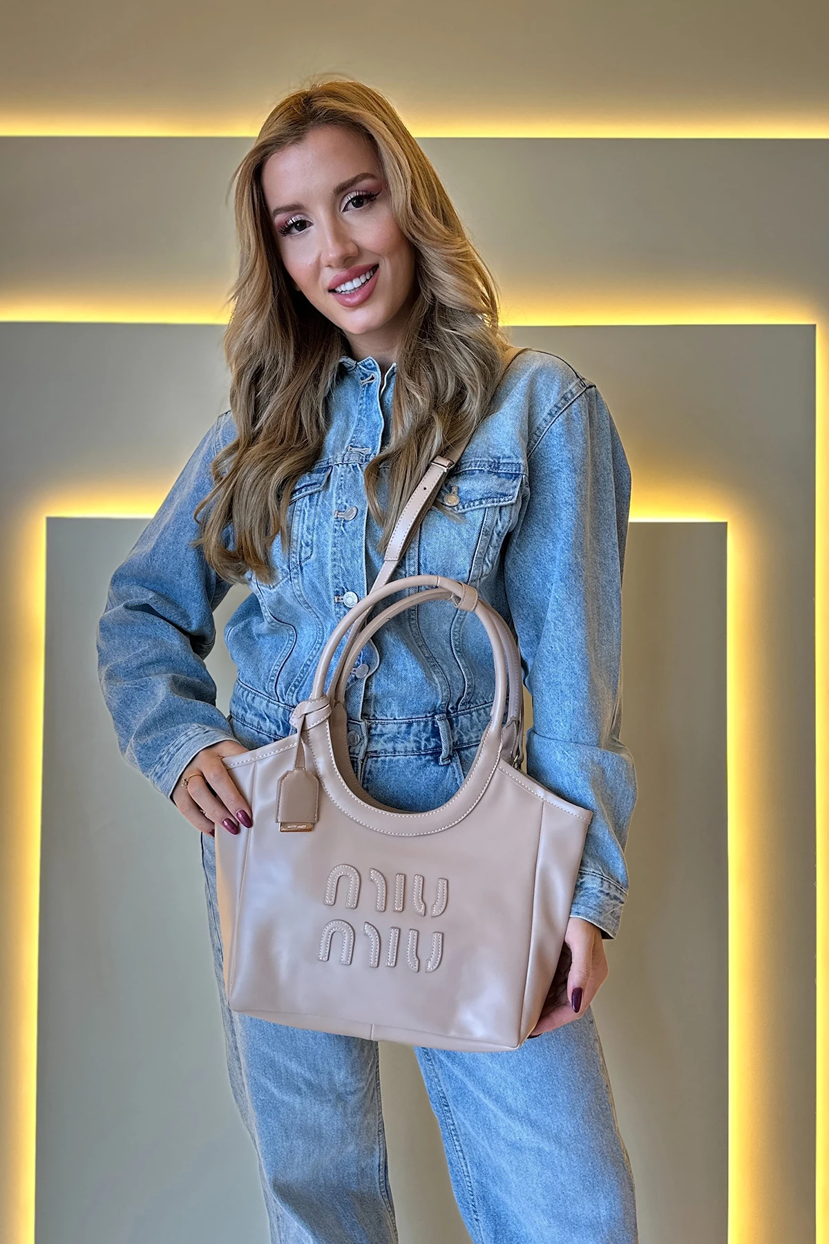 Miu Mi - Ivy Leather Vizon