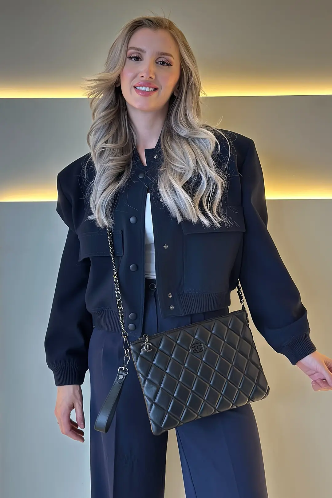 CHNL - Clutch Siyah Çanta