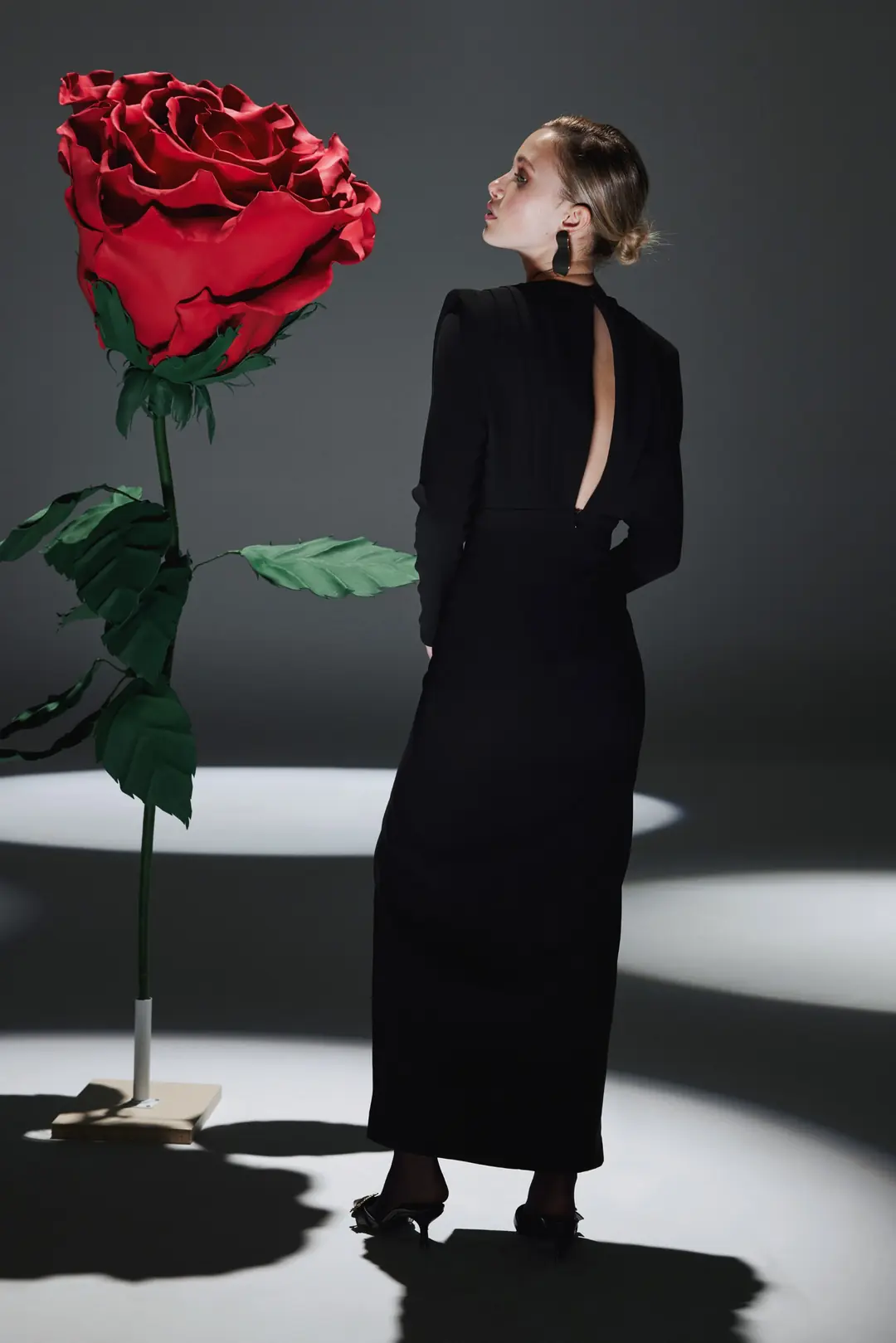 SCARLETT - Black Abiye Elbise