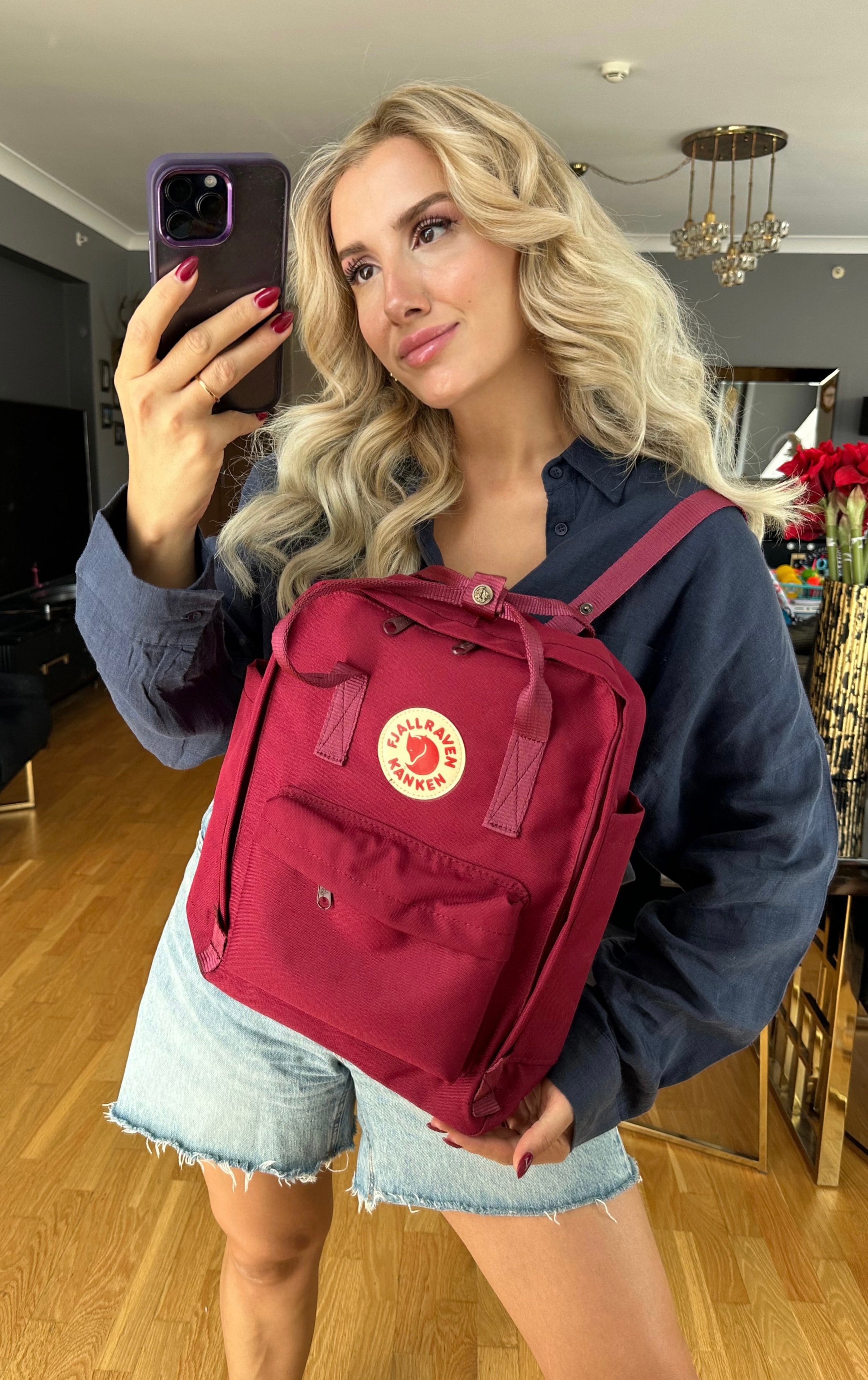 Fjallrav Kank - Sırt Çantası - Vişne Çürüğü