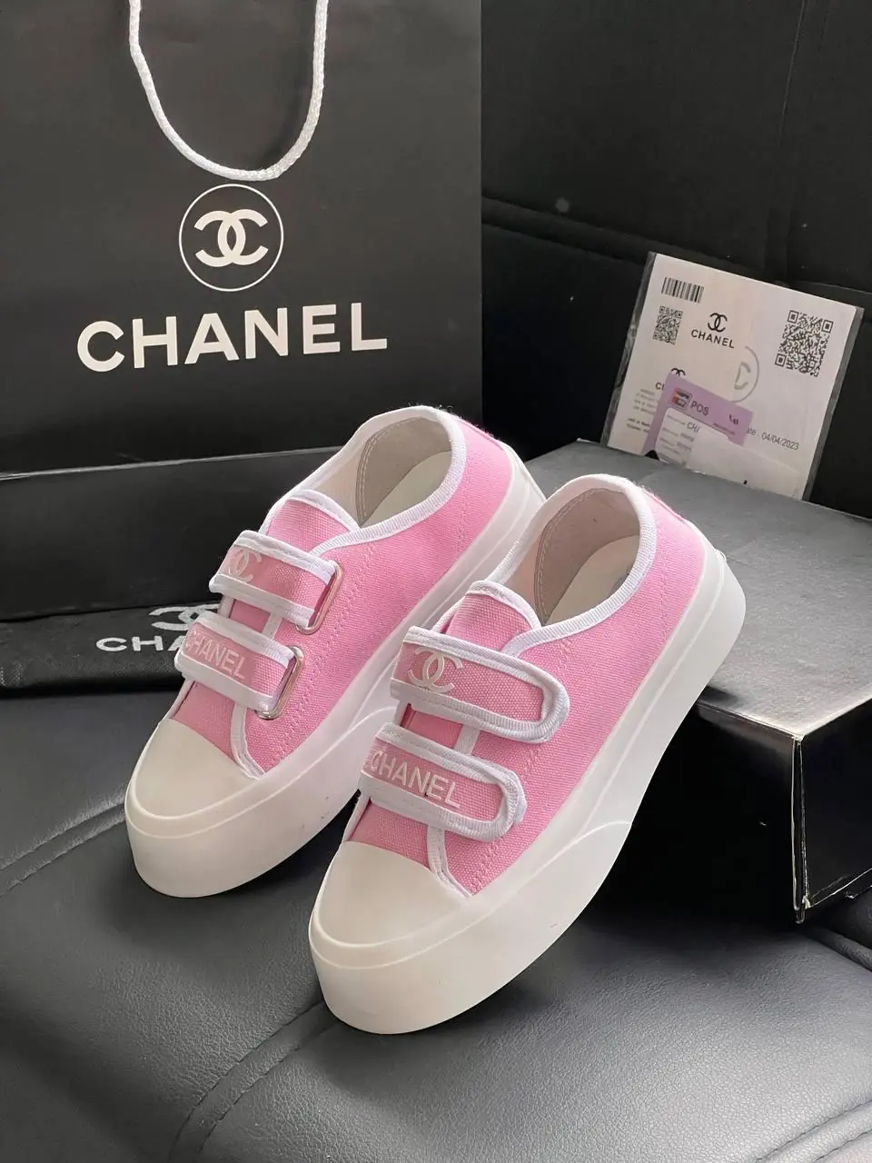 Chnl - Sneakers Pembe