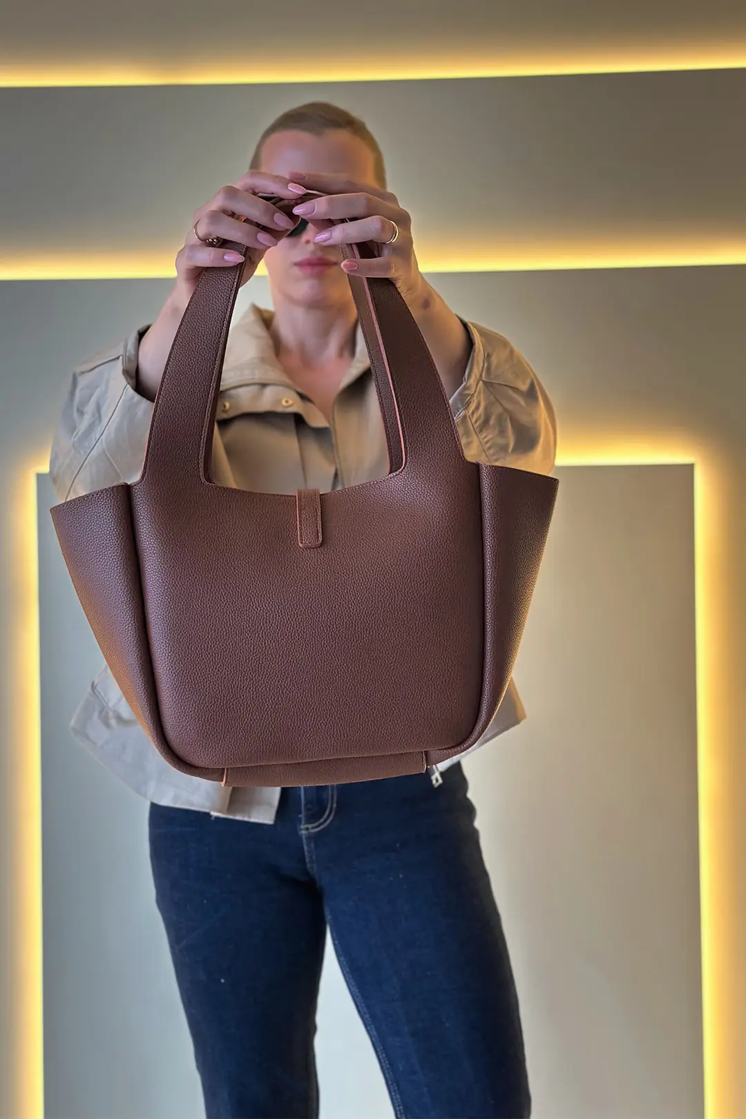 YSL - Le Bea Kahve Çanta