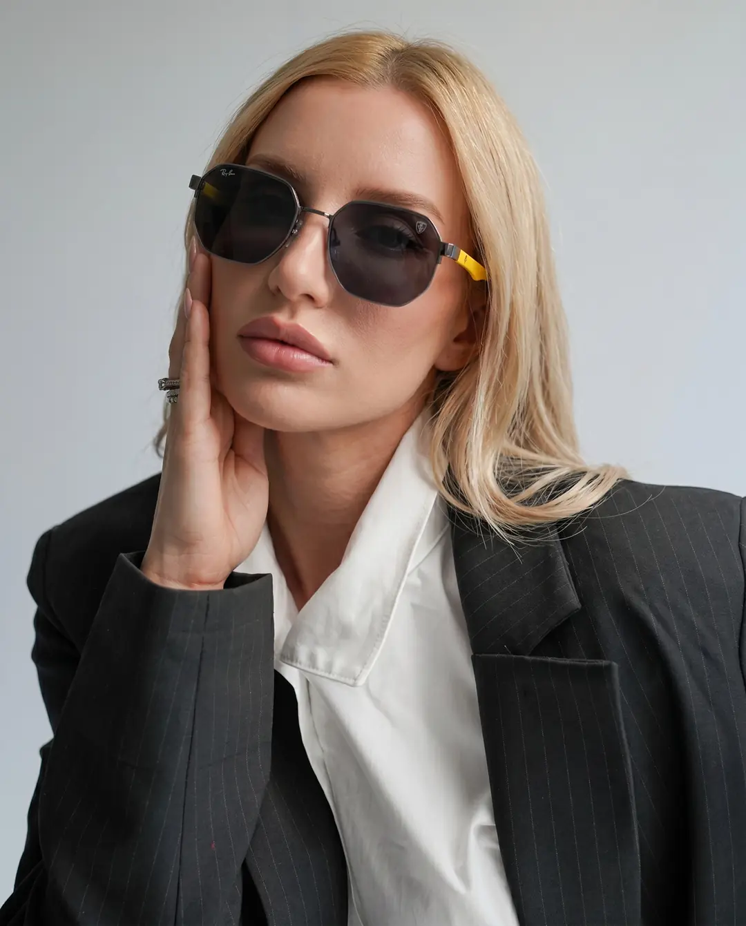 RY BN - Scuderia Ferrari Sarı Unisex Güneş Gözlüğü
