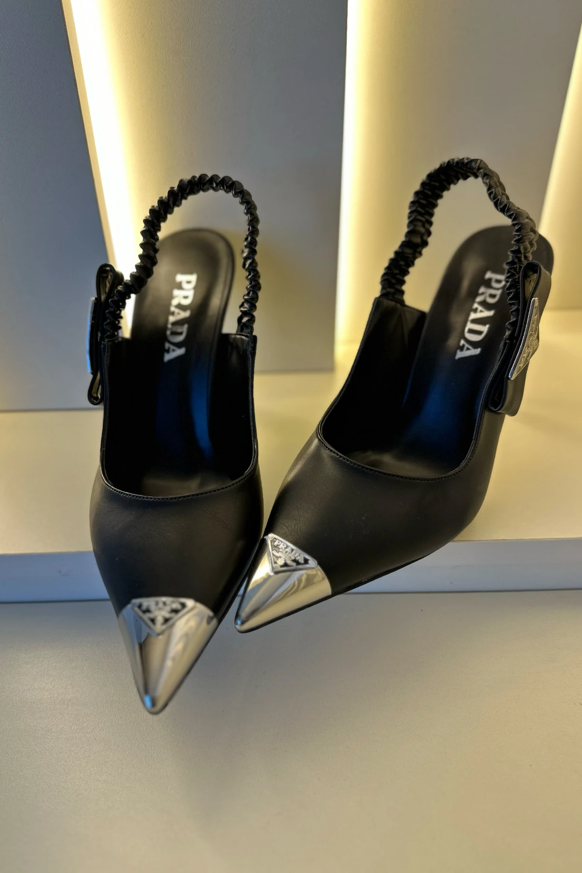 Prd - Topuklu Ayakkabı Siyah Silver Detay