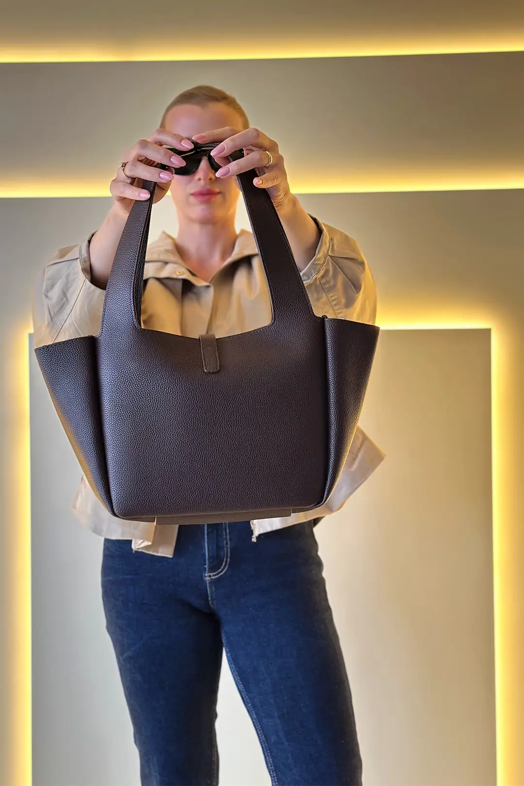 YSL - Le Bea Acı Kahve Çanta