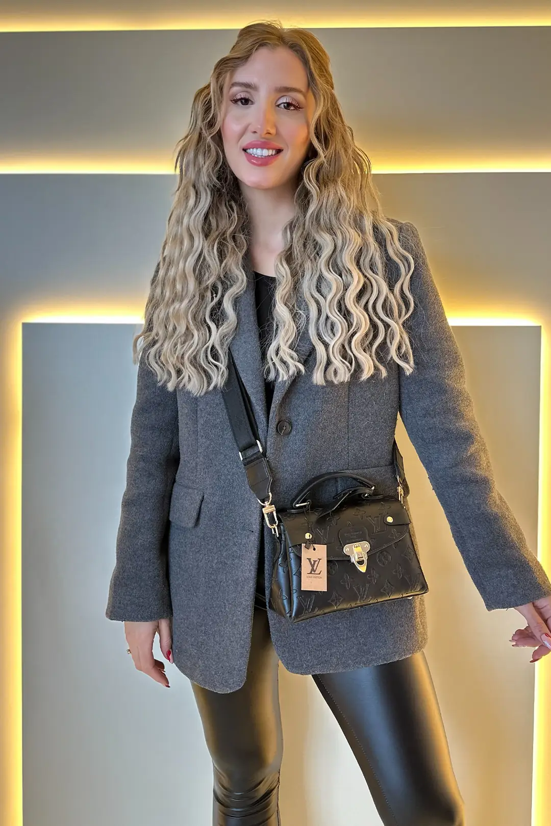 LV - Mini Mettes Siyah Sıcak Baskı