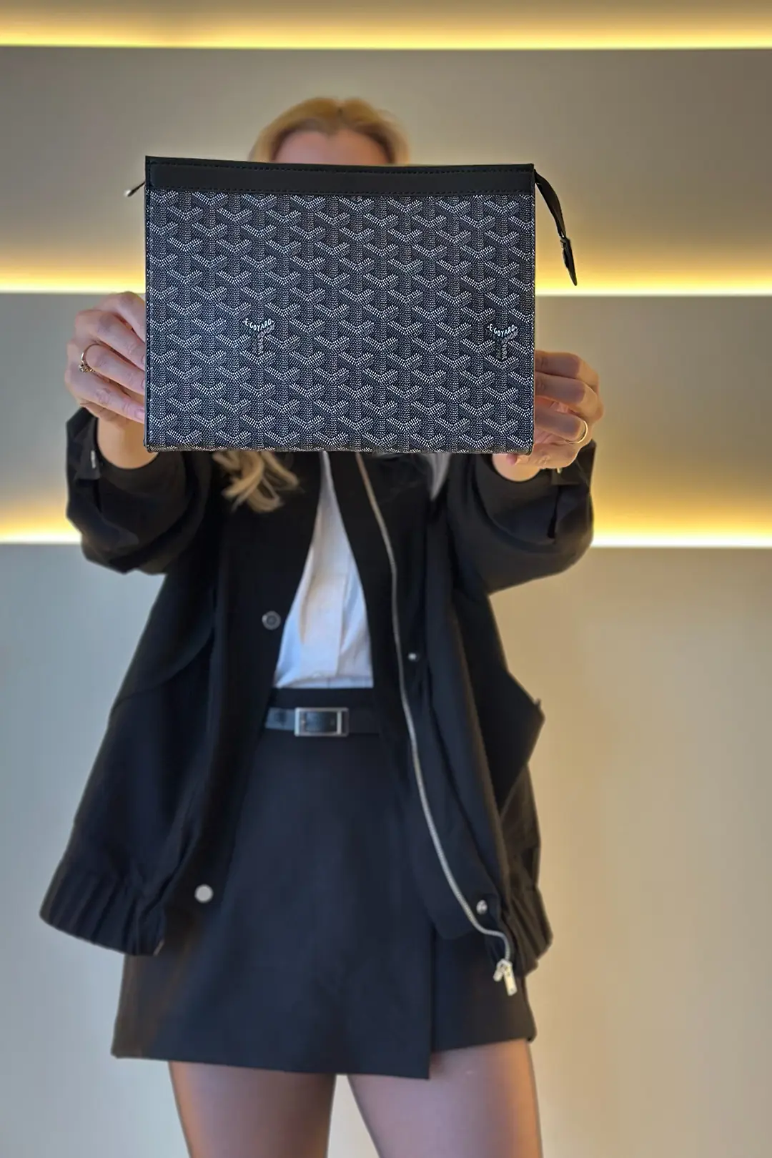 GYRD - Big Clutch Siyah Çanta