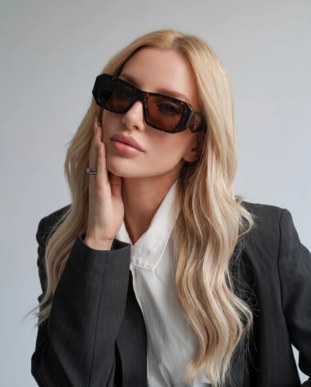 PRD - Kahverengi cam Unisex Leopar Güneş Gözlüğü G4740