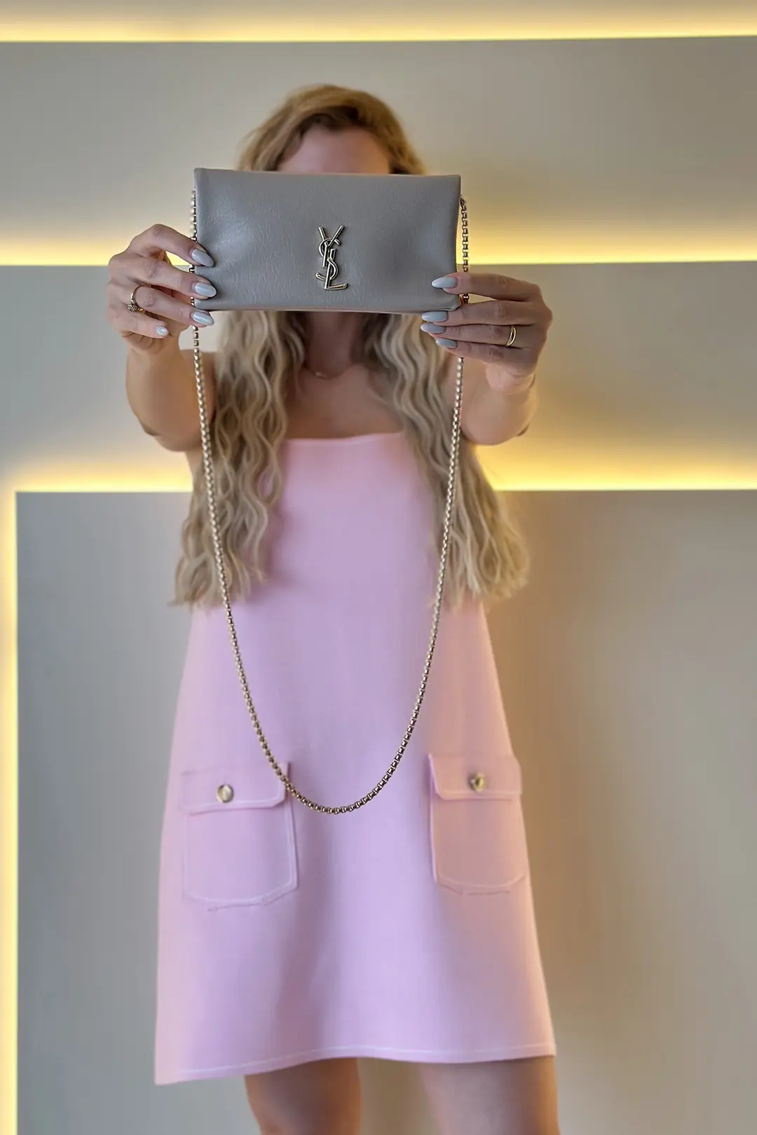 Ysl - Mini Zincirli Vizon