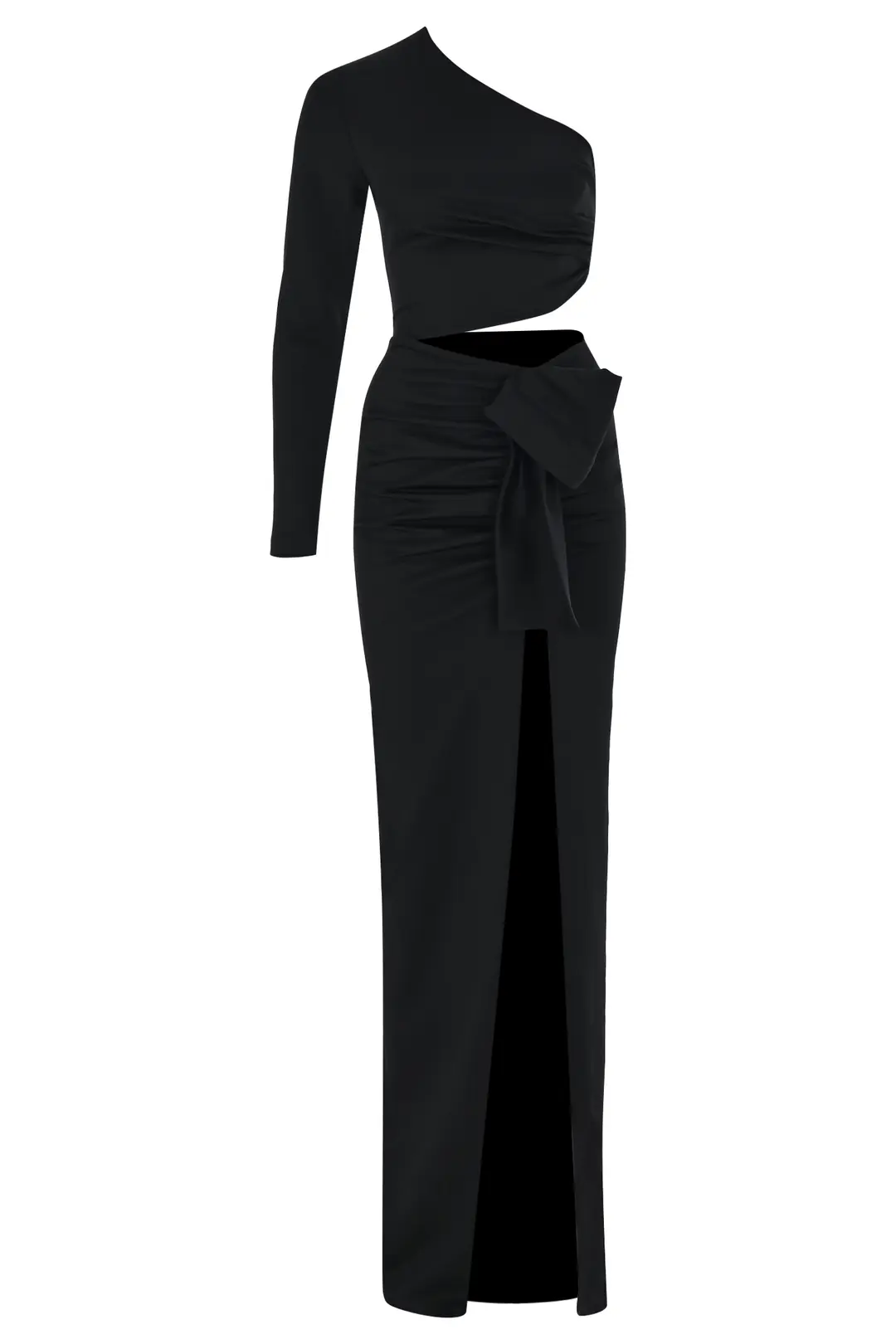 GLAMOR - Black Abiye Elbise