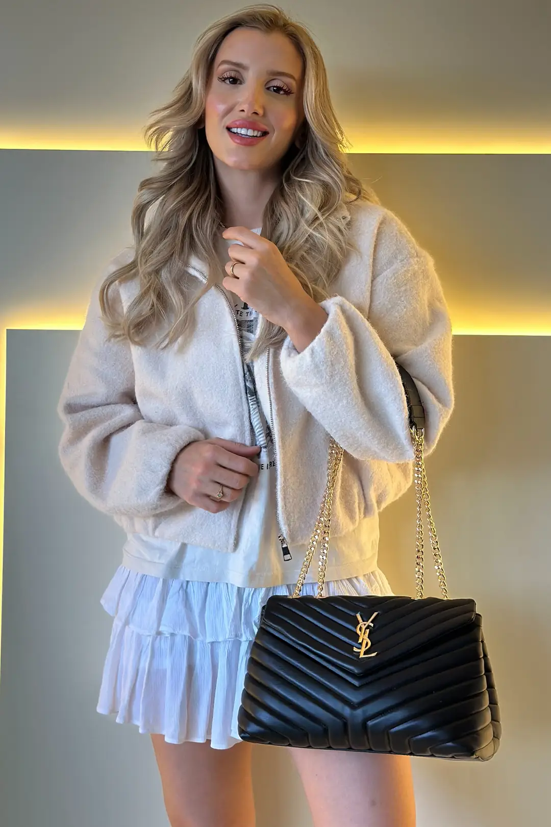 YSL - Envelope Siyah Çanta