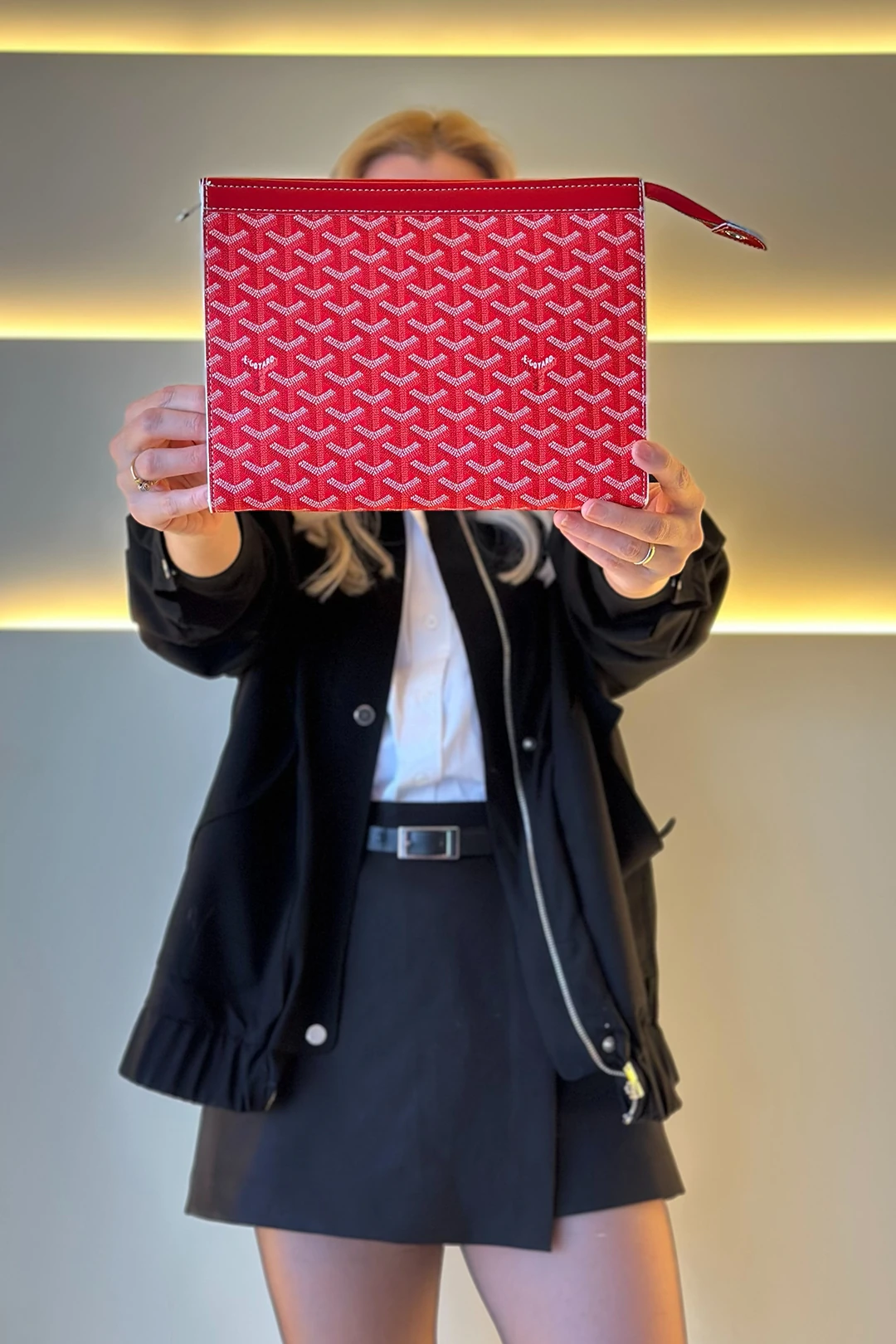 GYRD - Big Clutch Kırmızı Çanta