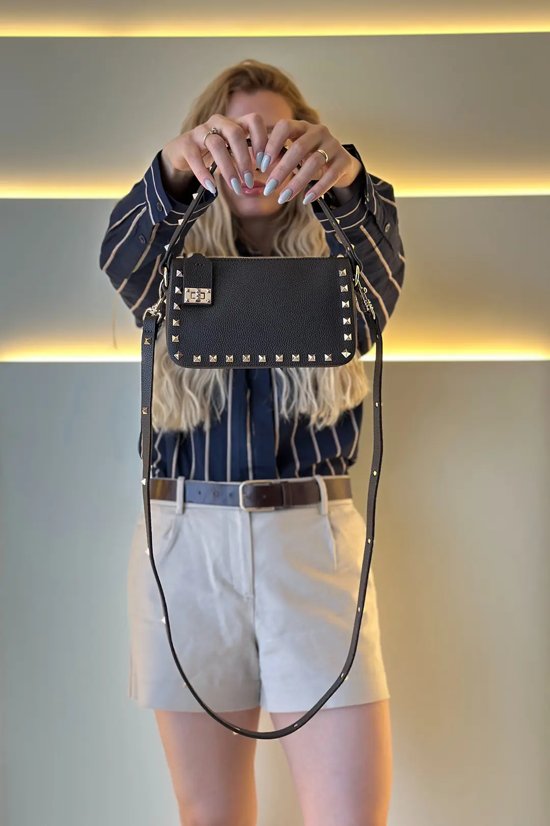 Vltn - Rockstud Koyu Kahve