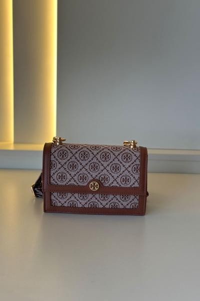 Try Brch - T Monogram - Kahve Taba Detay