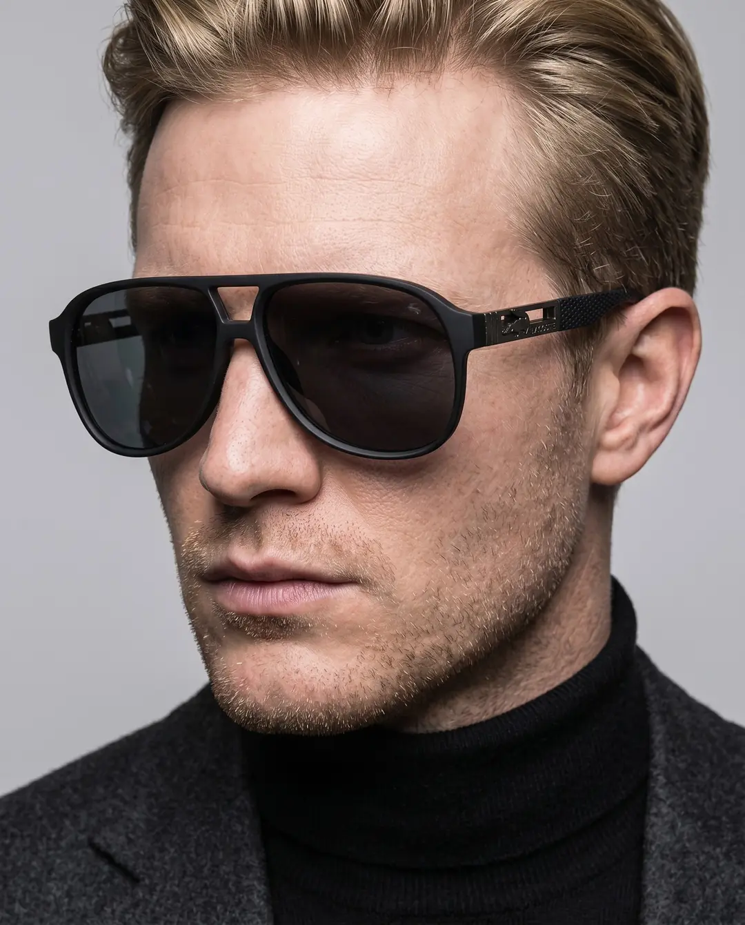 Lacoste Polarized Pilot Model Siyah İthal Erkek Gözlük G4677-ILY