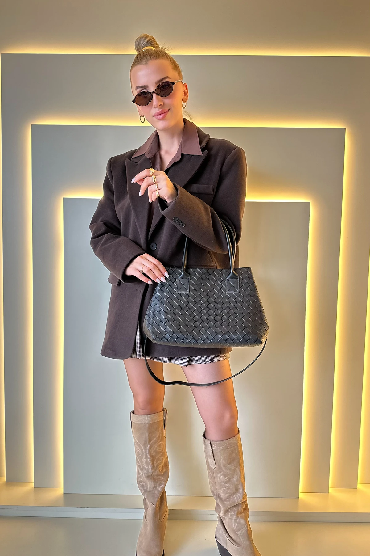 Bttg Vnt - Big Örgü Dokulu Siyah