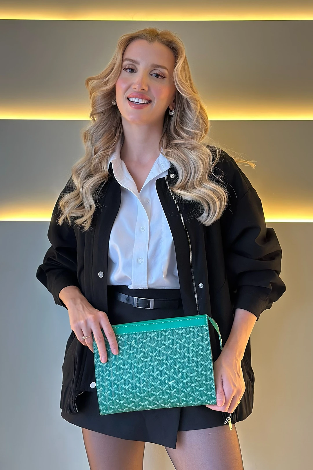 GYRD - Big Clutch Yeşil Çanta