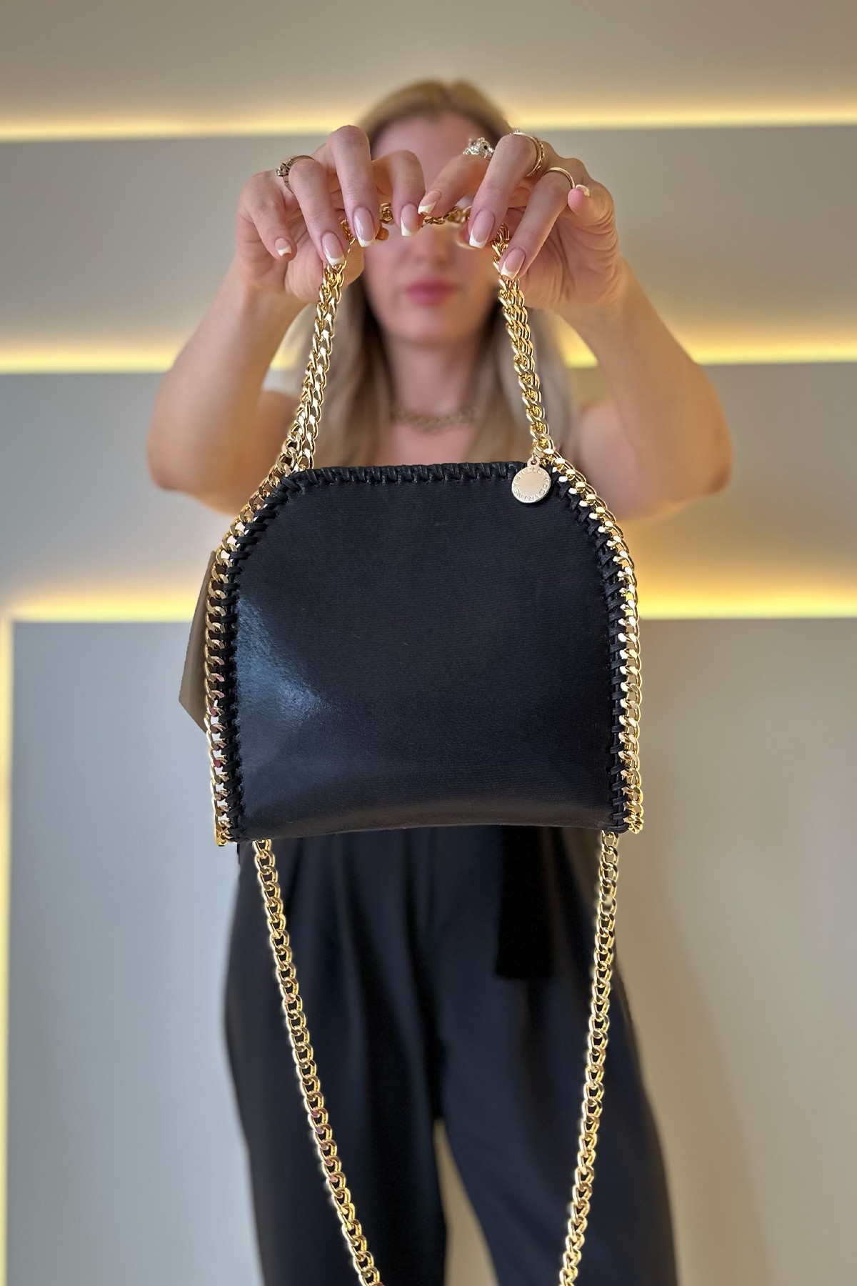 STL CRT - Falabella Siyah Zincir Askı