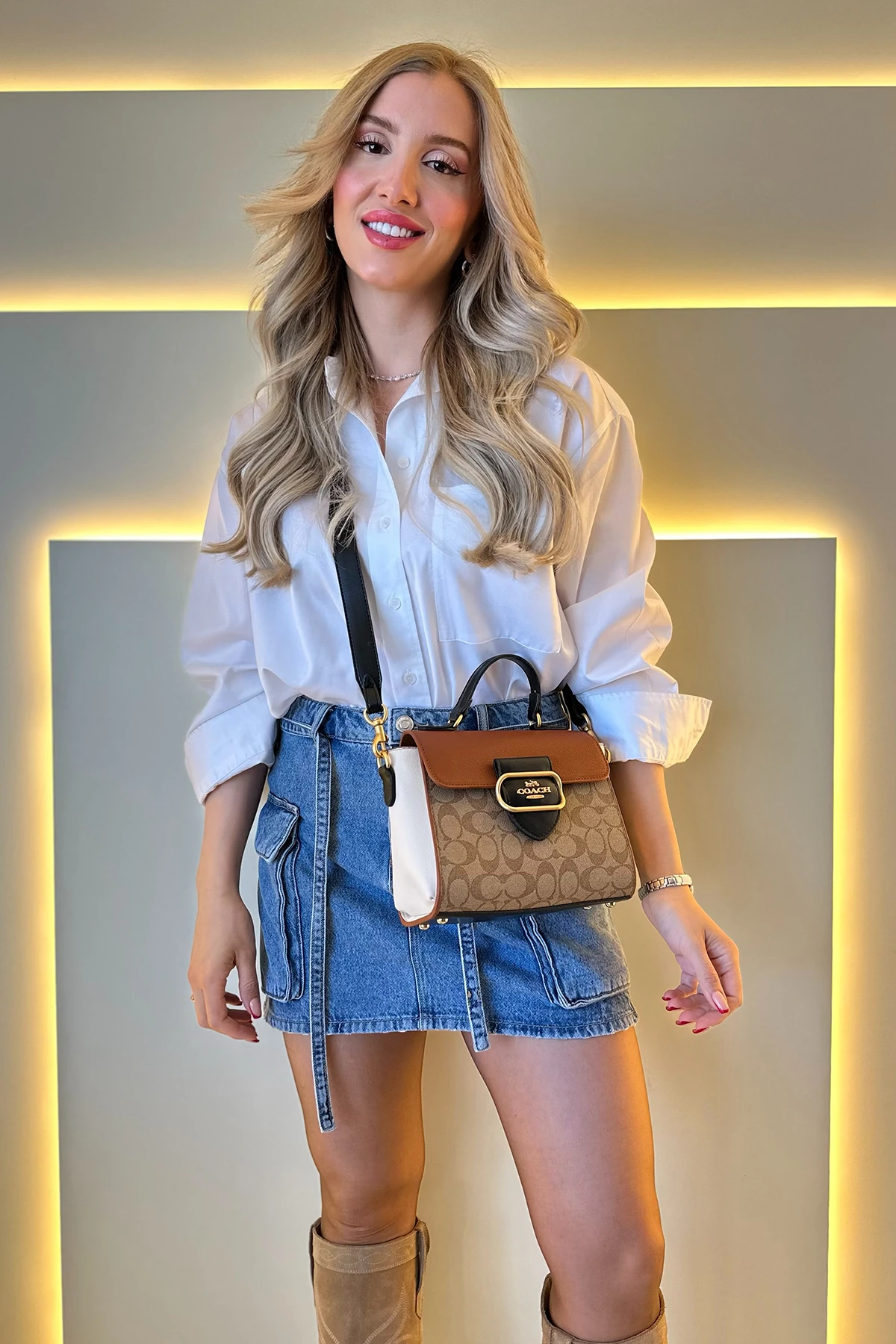 Cch - Mini Kapaklı Kahve Taba Detay