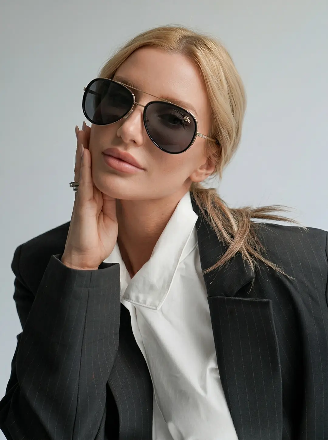 Lcst - Siyah Cam Gold Sap İthal Unisex Gözlük