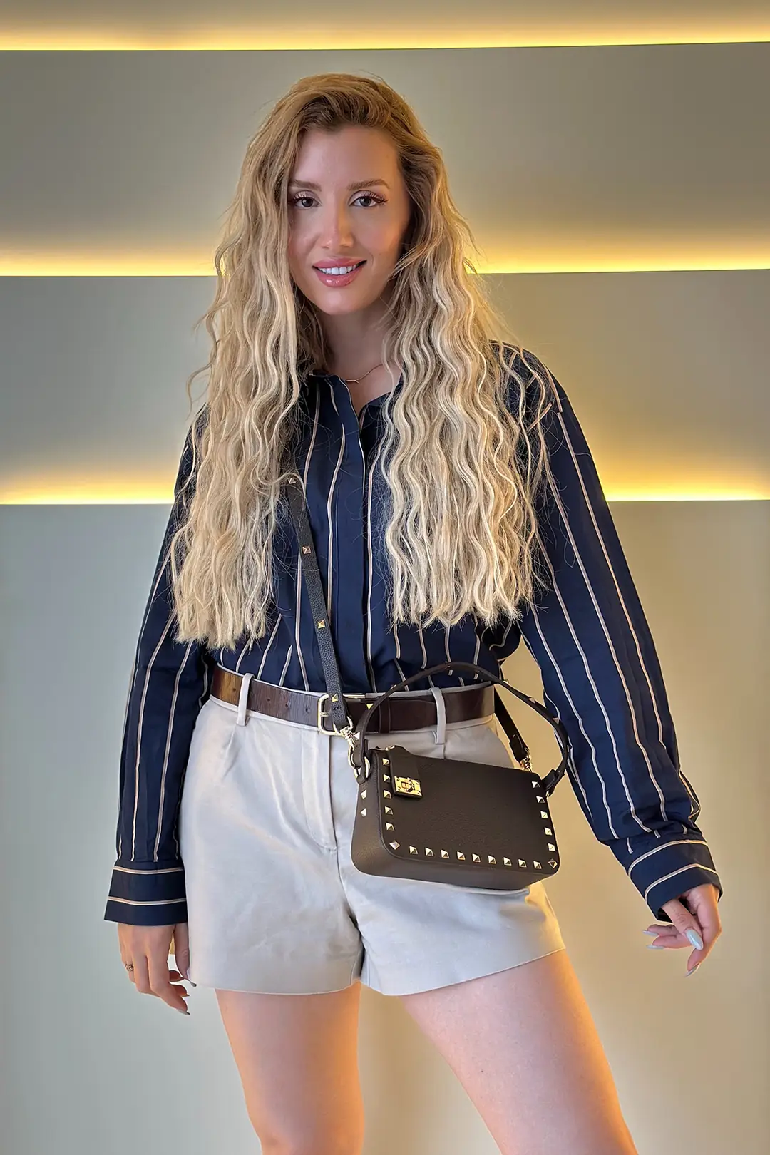 Vltn - Rockstud Koyu Kahve