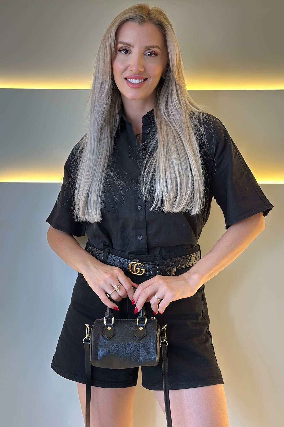 Lv - Speedy Siyah Deri