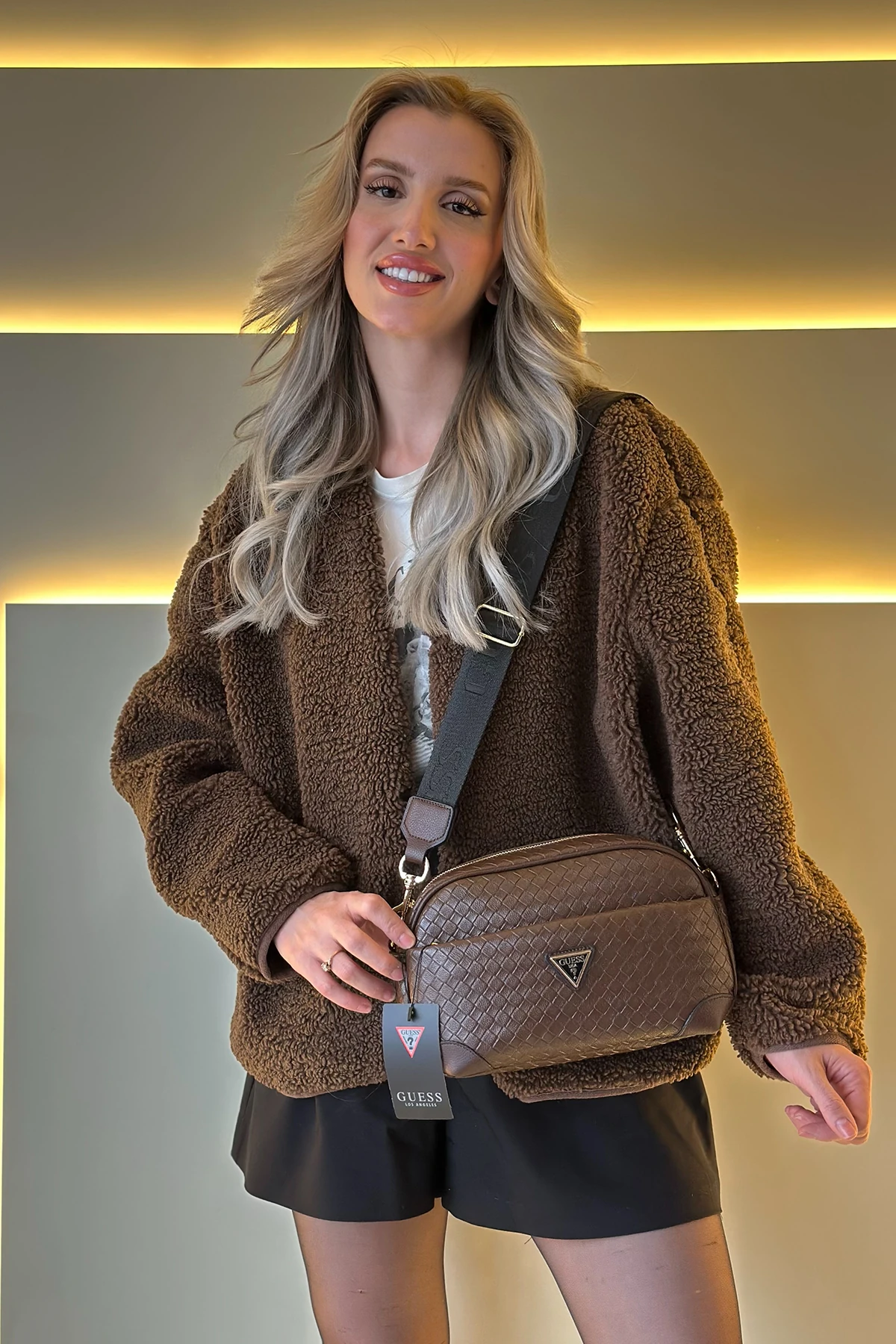 Gss - Newish Sıcak Baskı Acı Kahve Çanta