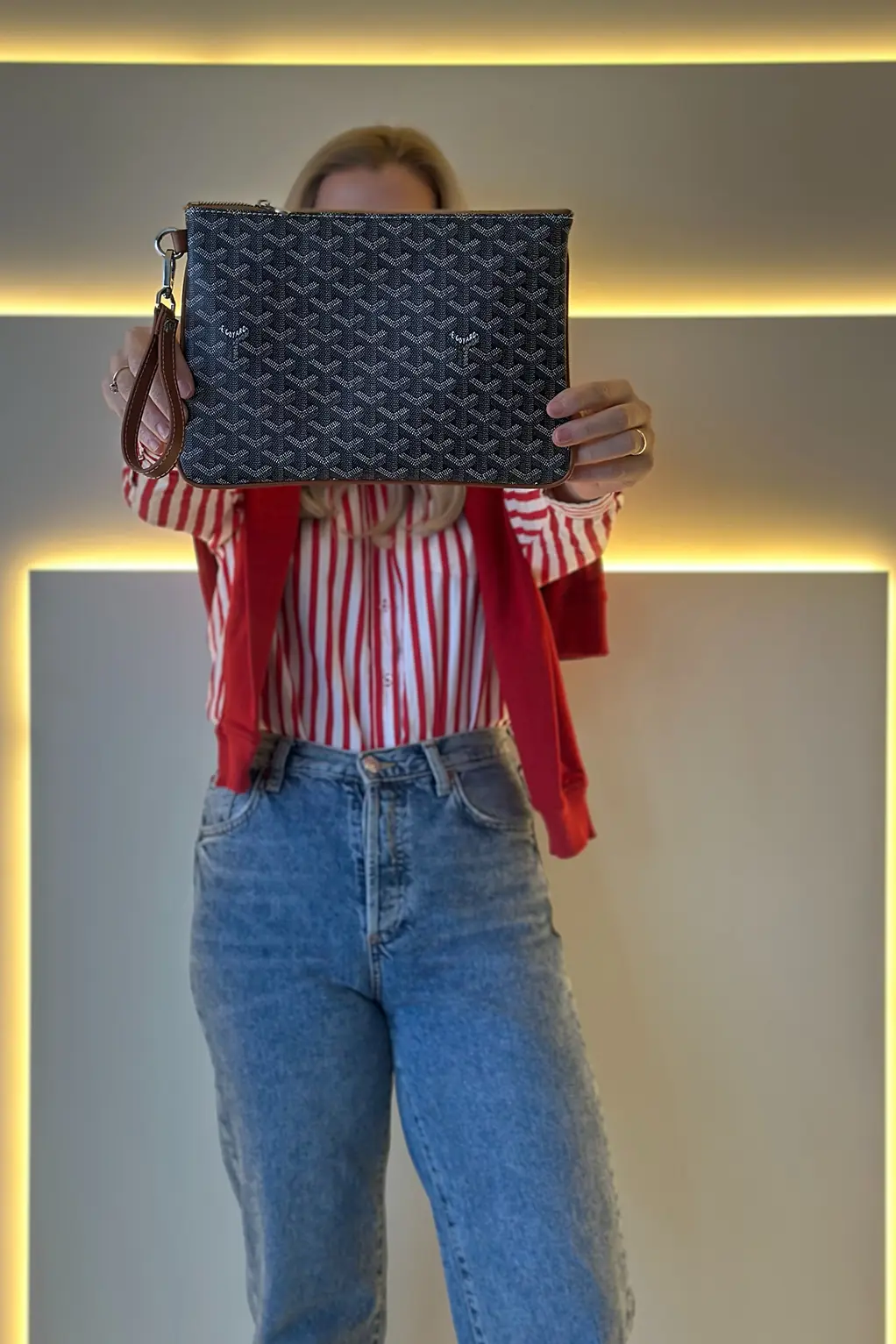 GYRD - Clutch Gri Taba Detay Çanta