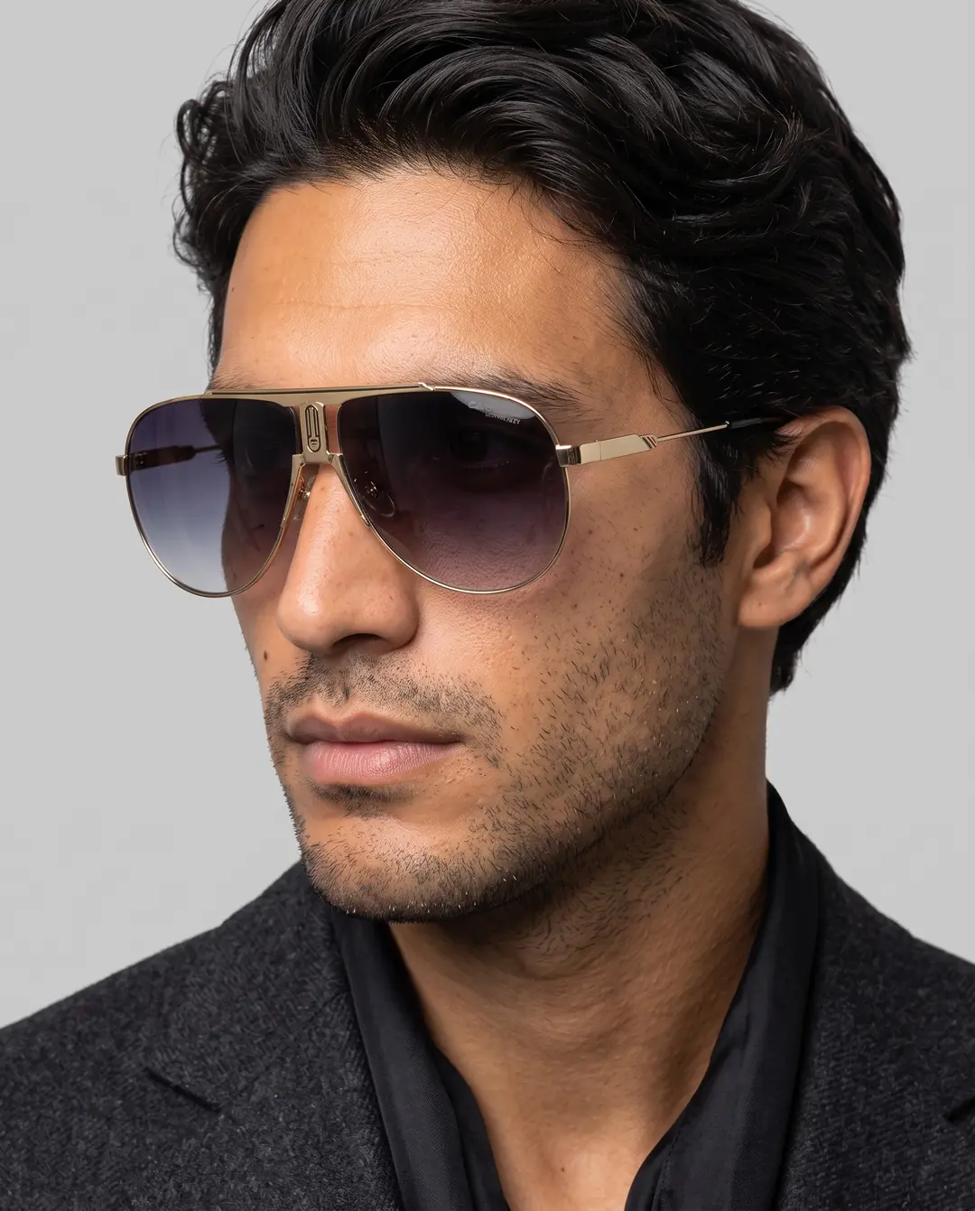 Carrera Aviator/Pilot Gold Çerçeve İthal Erkek Gözlük