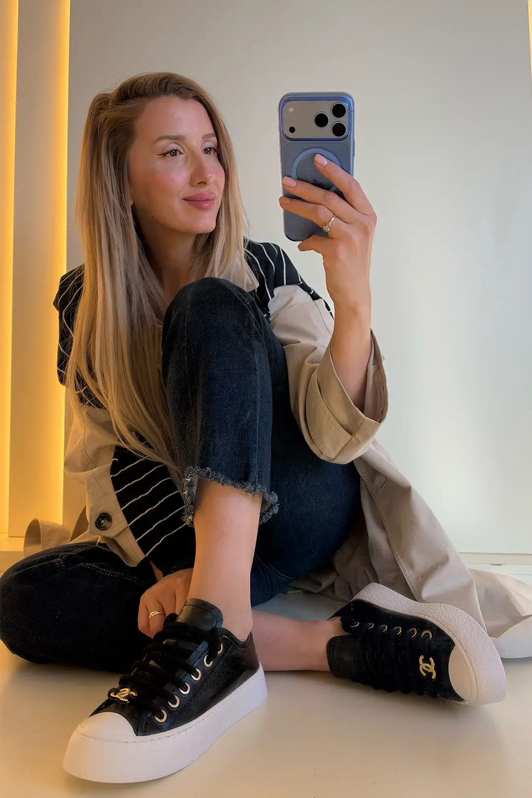 Chnl - Sneakers Siyah Yeni Sezon