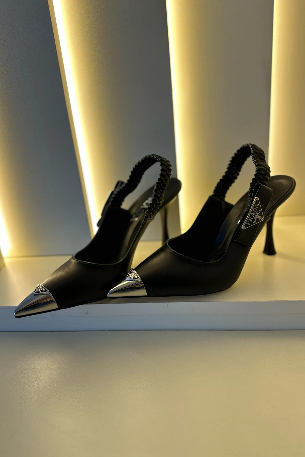 Prd - Topuklu Ayakkabı Siyah Silver Detay