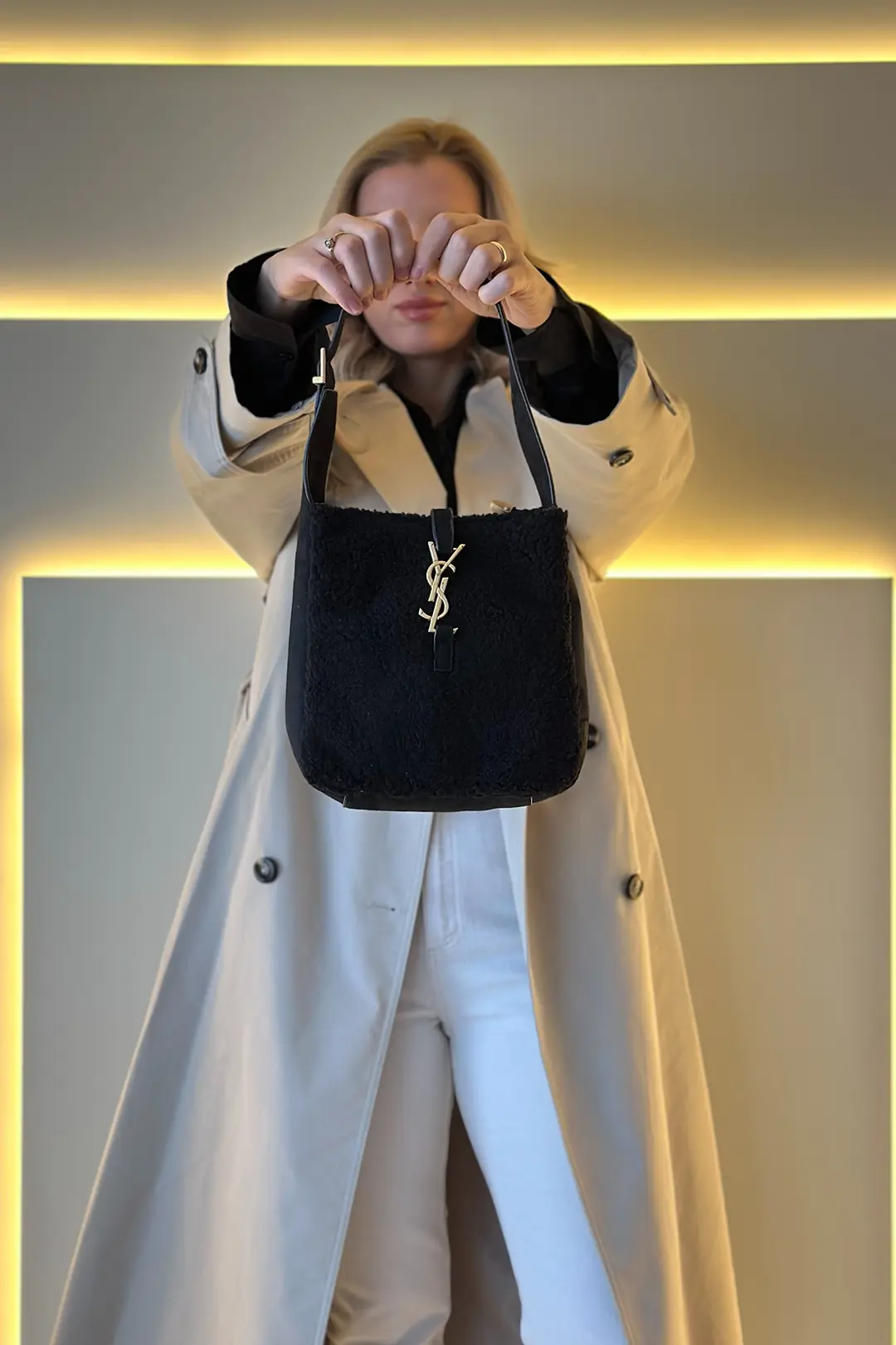 YSL - Pakirati Siyah Çanta