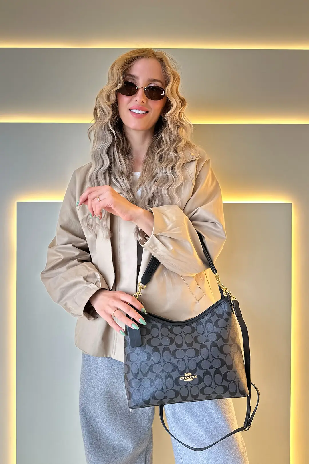 Cch - Laurel Shoulder Siyah Füme