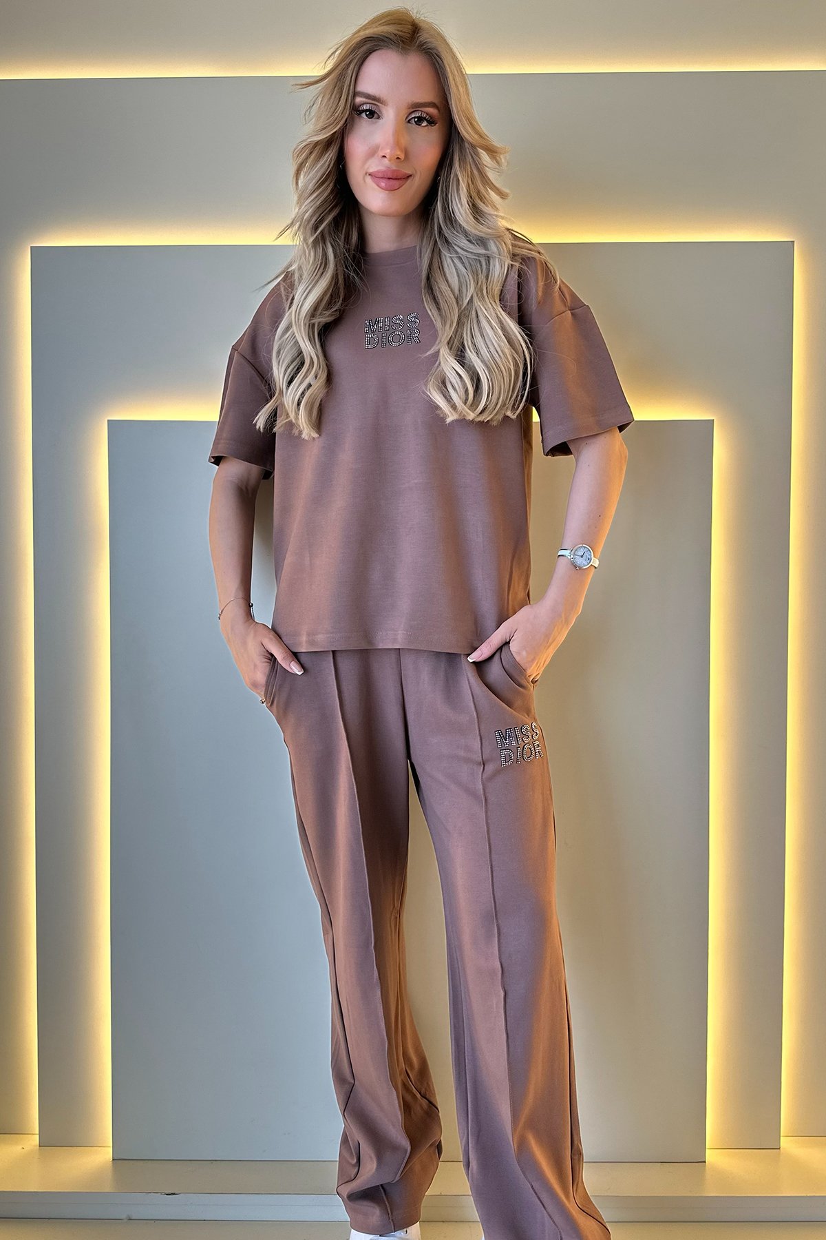 Ms Dr - Pembe Eşofman Takımı