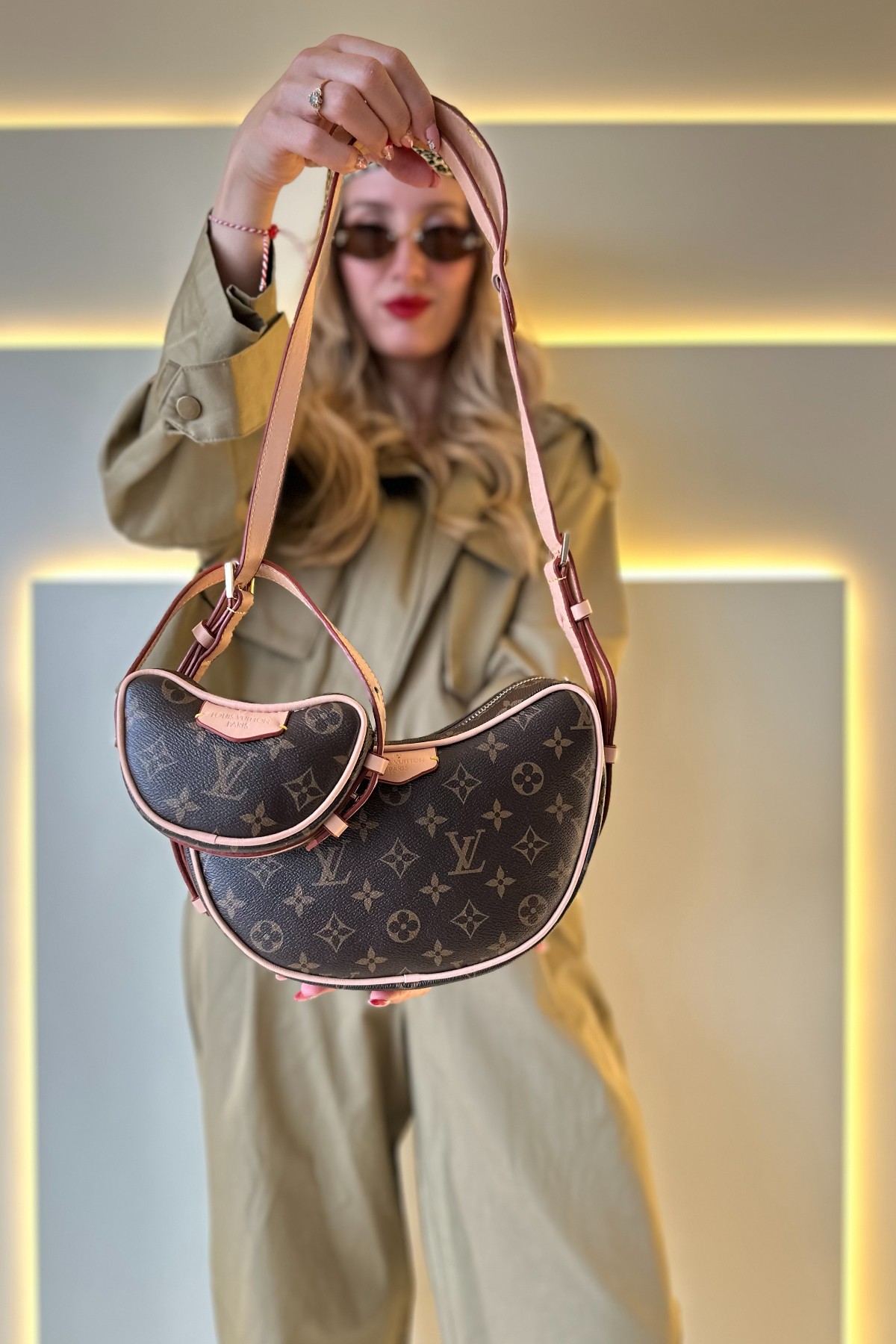 LV - Elegant Kahve Krem Detay