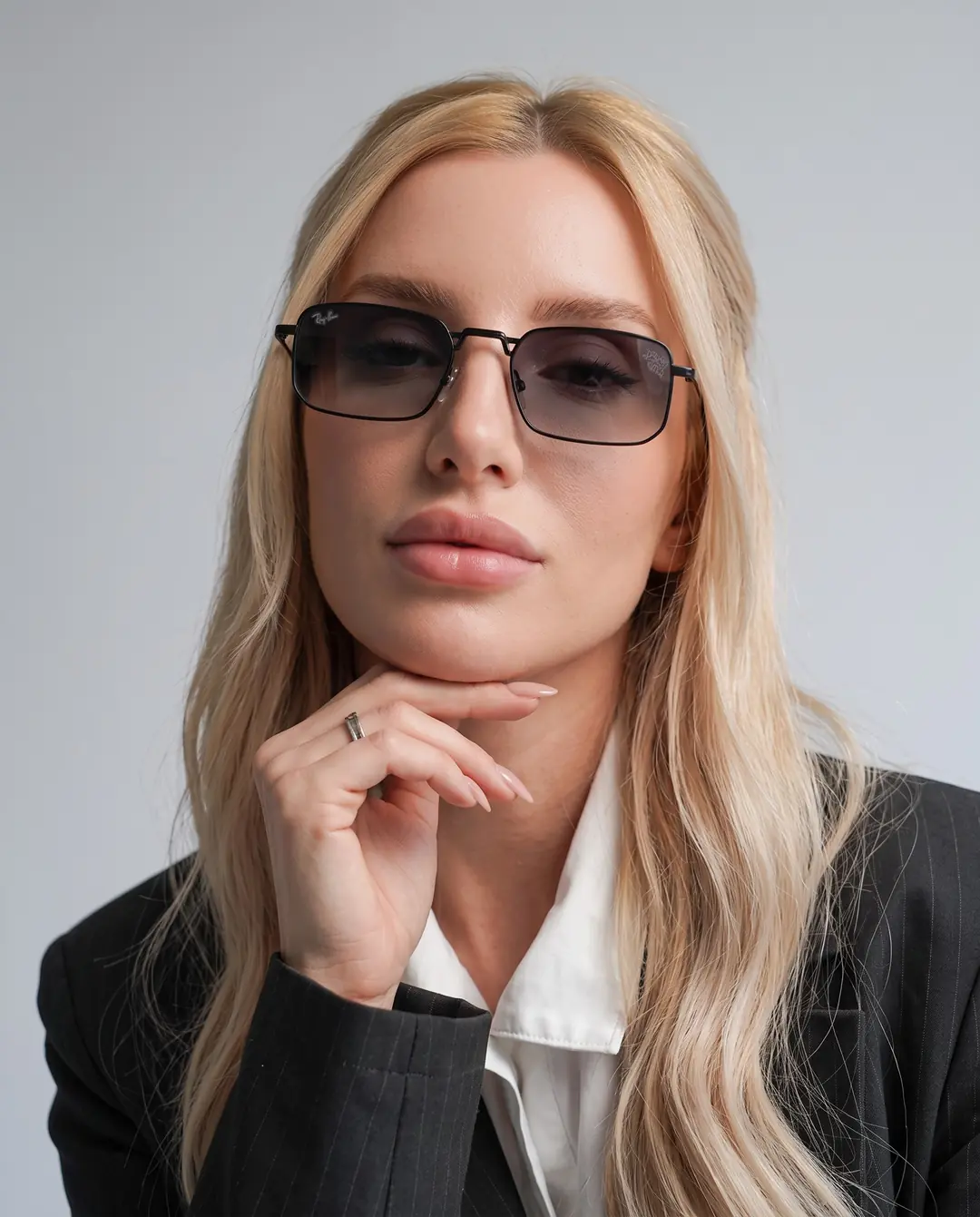 RYBN - siyah cam Siyah çerçeve Unisex Gözlük G4780